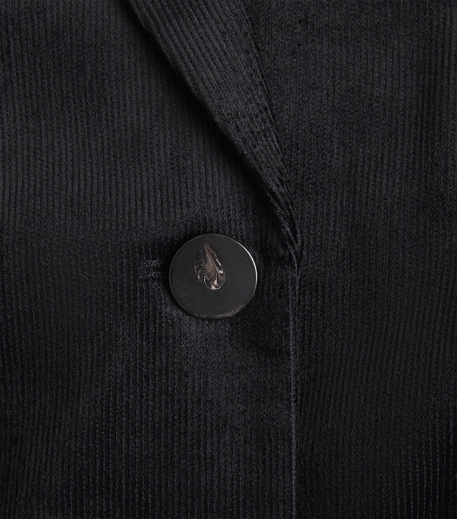 Velvet Blazer 001BLK Image 5