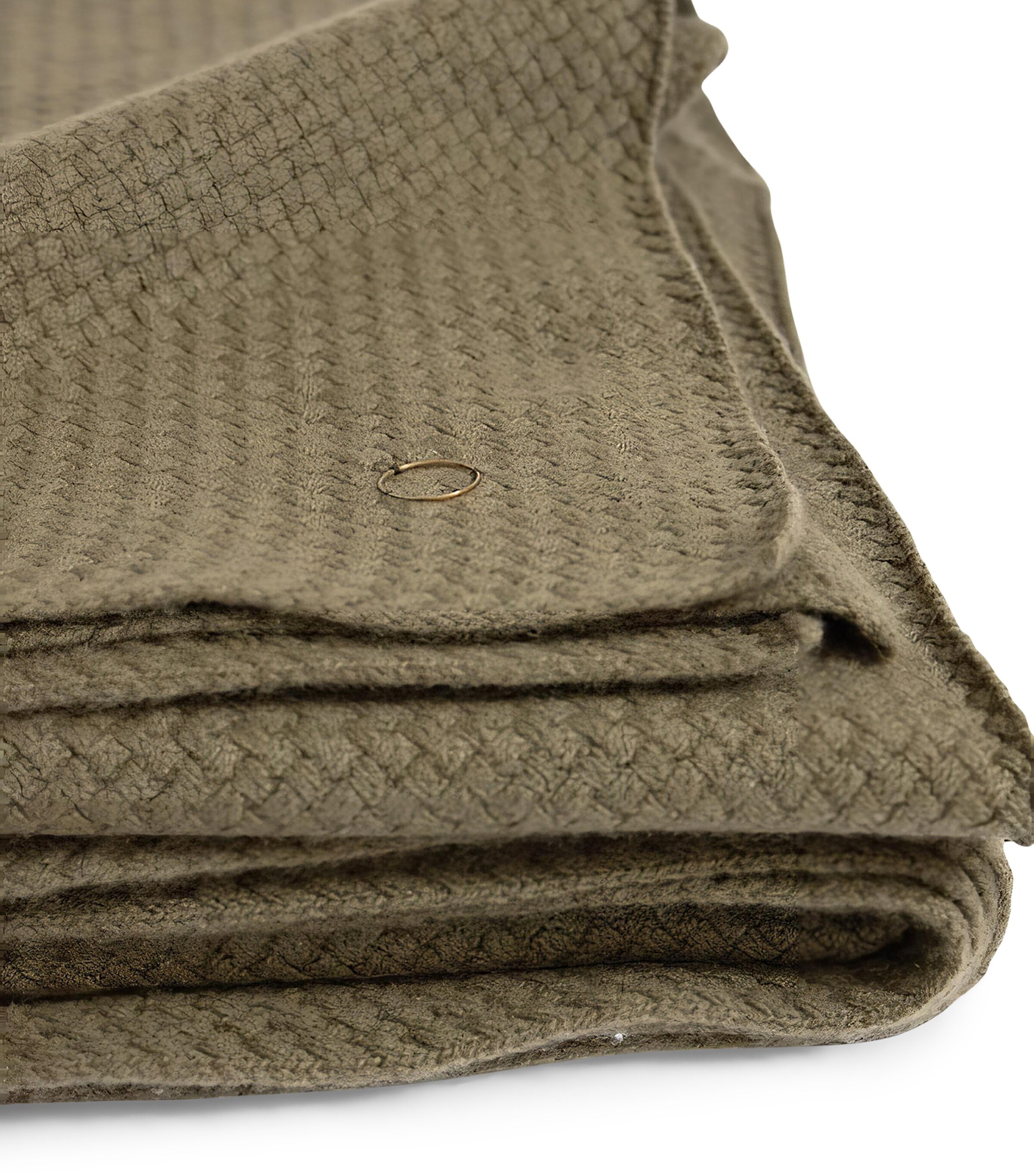 Oyuna Cashmere Maple Bedspread (250cm x 200cm) Moss Image 2
