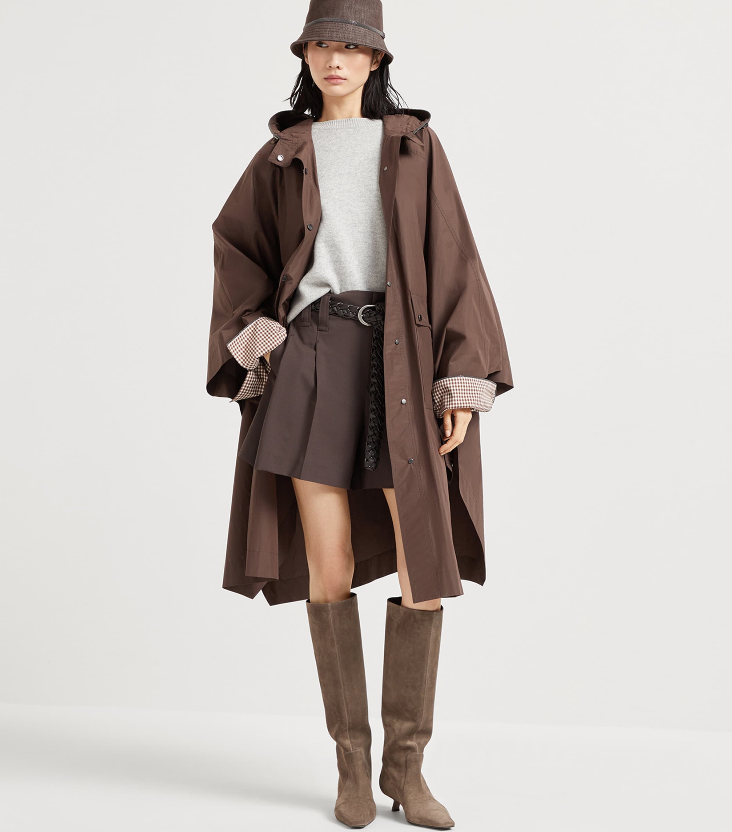 Water-Resistant Taffeta Parka C4228 Image 4