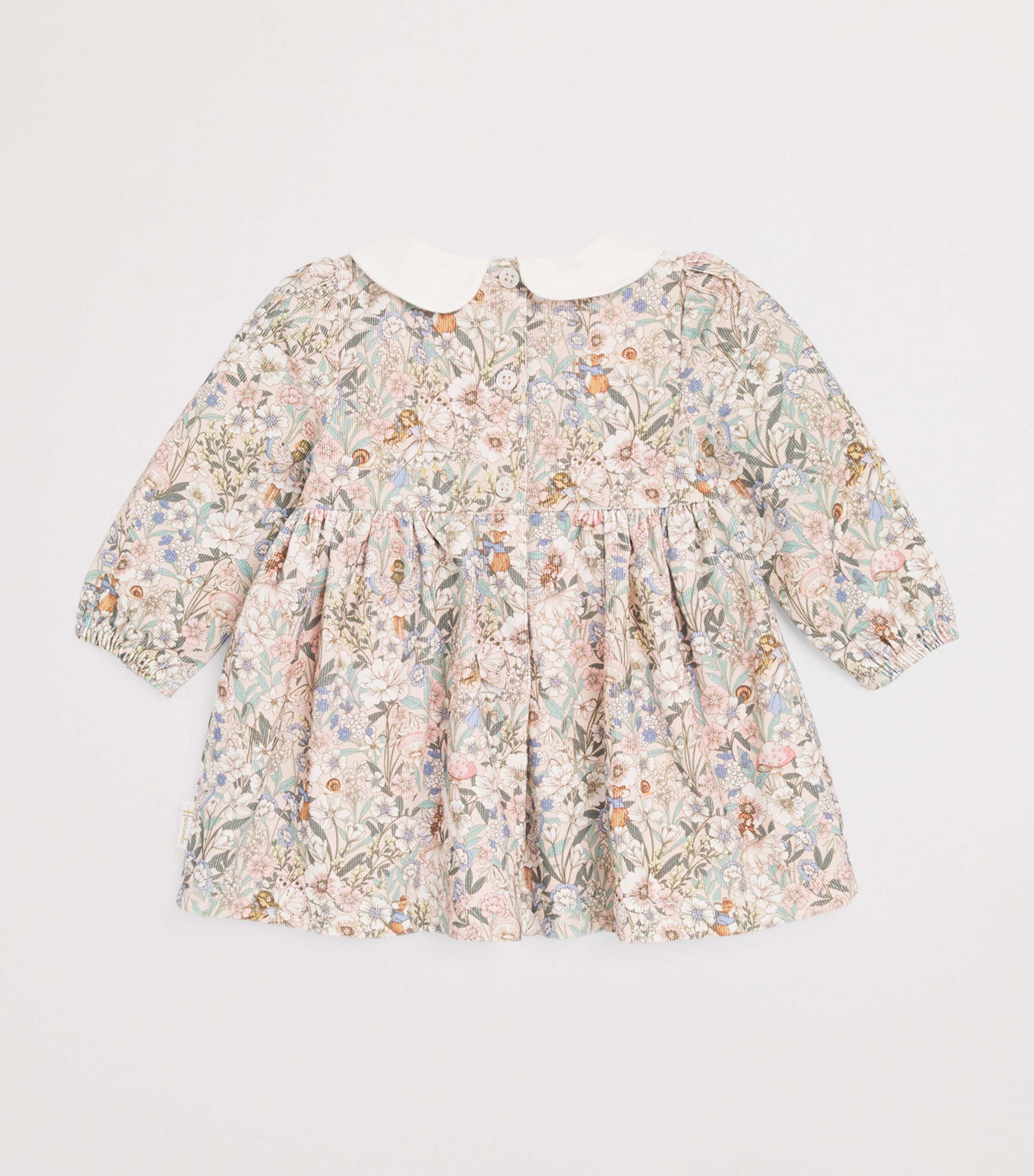 Harrods Floral Print Dress (0-18 Months) Pink Image 2