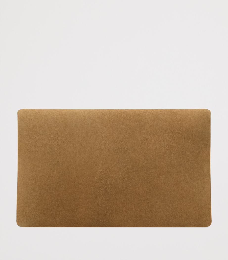 Large Suede Cassandre Envelope Pouch 3194 Image 2