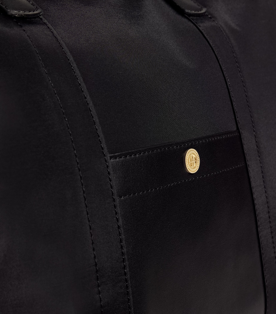 Harrods Medium Nylon Tote Bag Black Image 3