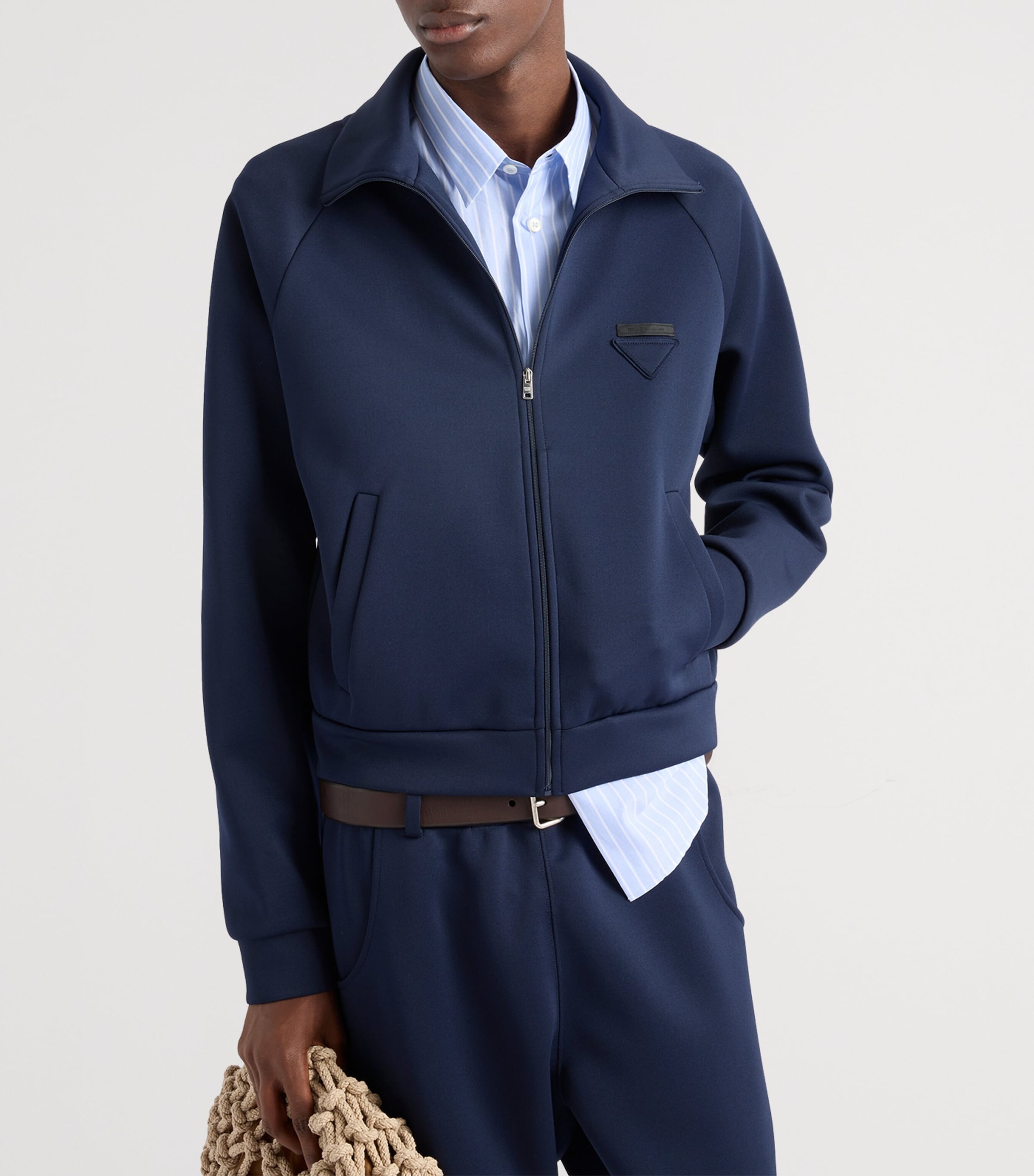 Prada Mens Technical Slim Jacket Image 3