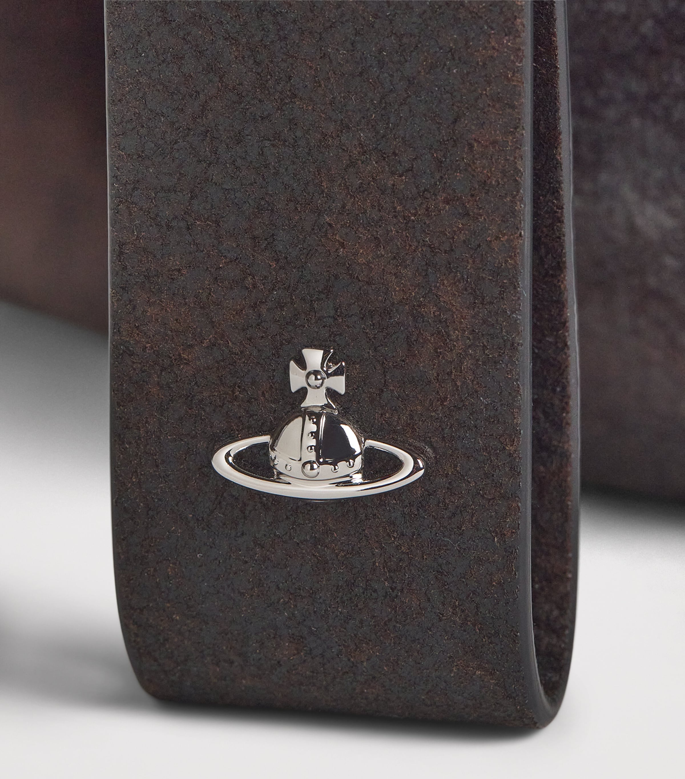 Large Leather Agnes Cross-Body Bag D402 DARK BROWN Image 4