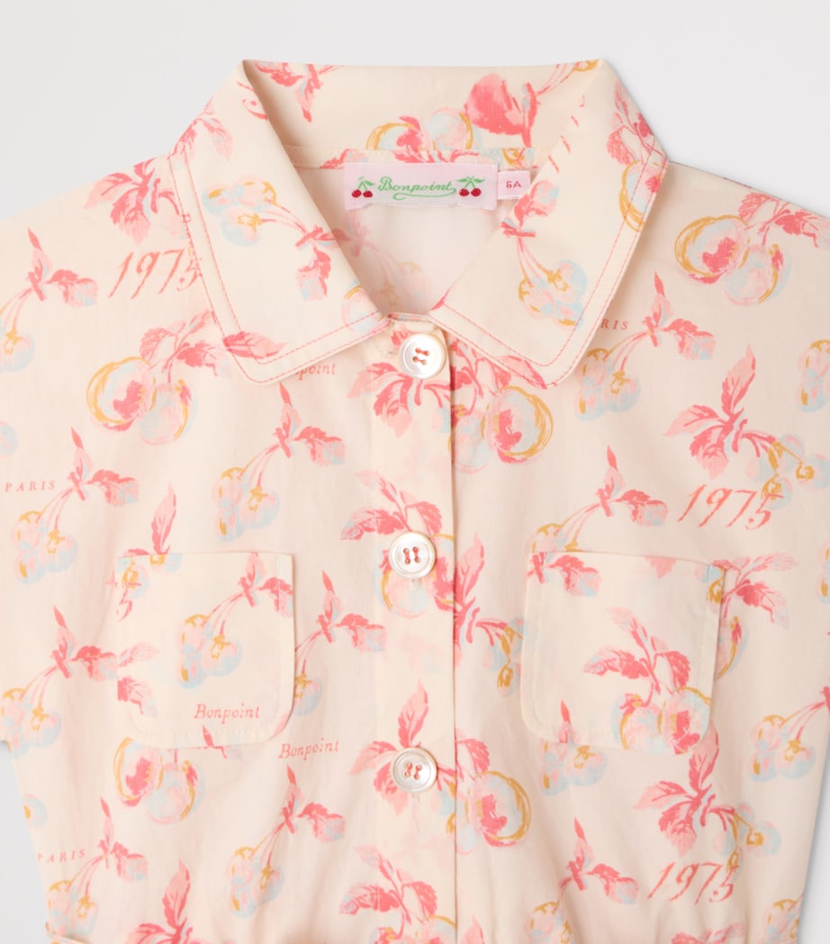 Bonpoint Printed Shirt Dress (4-8 Years) Im Ecru Image 3