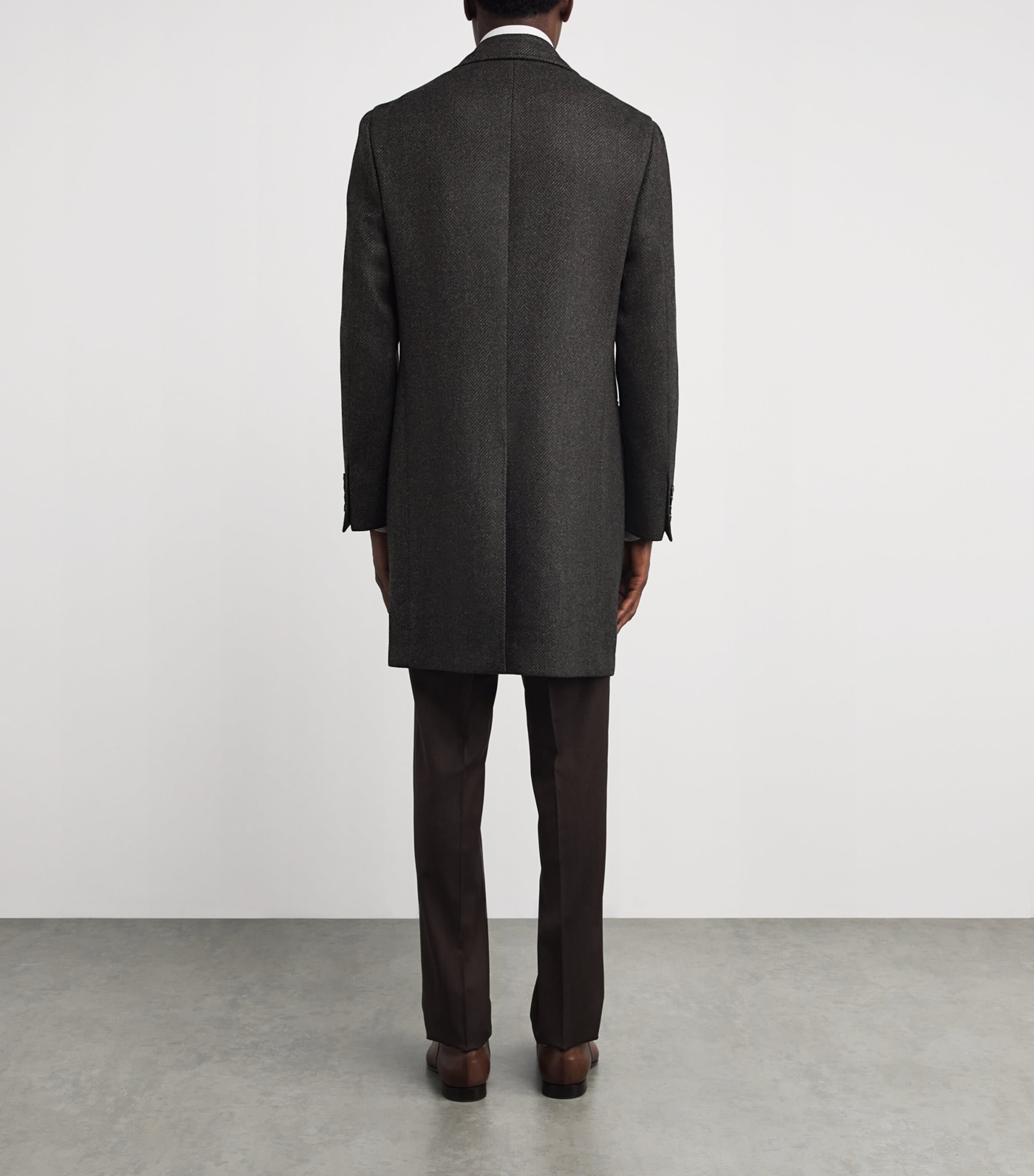 Wool Double-Breasted Overcoat 501 Image 4