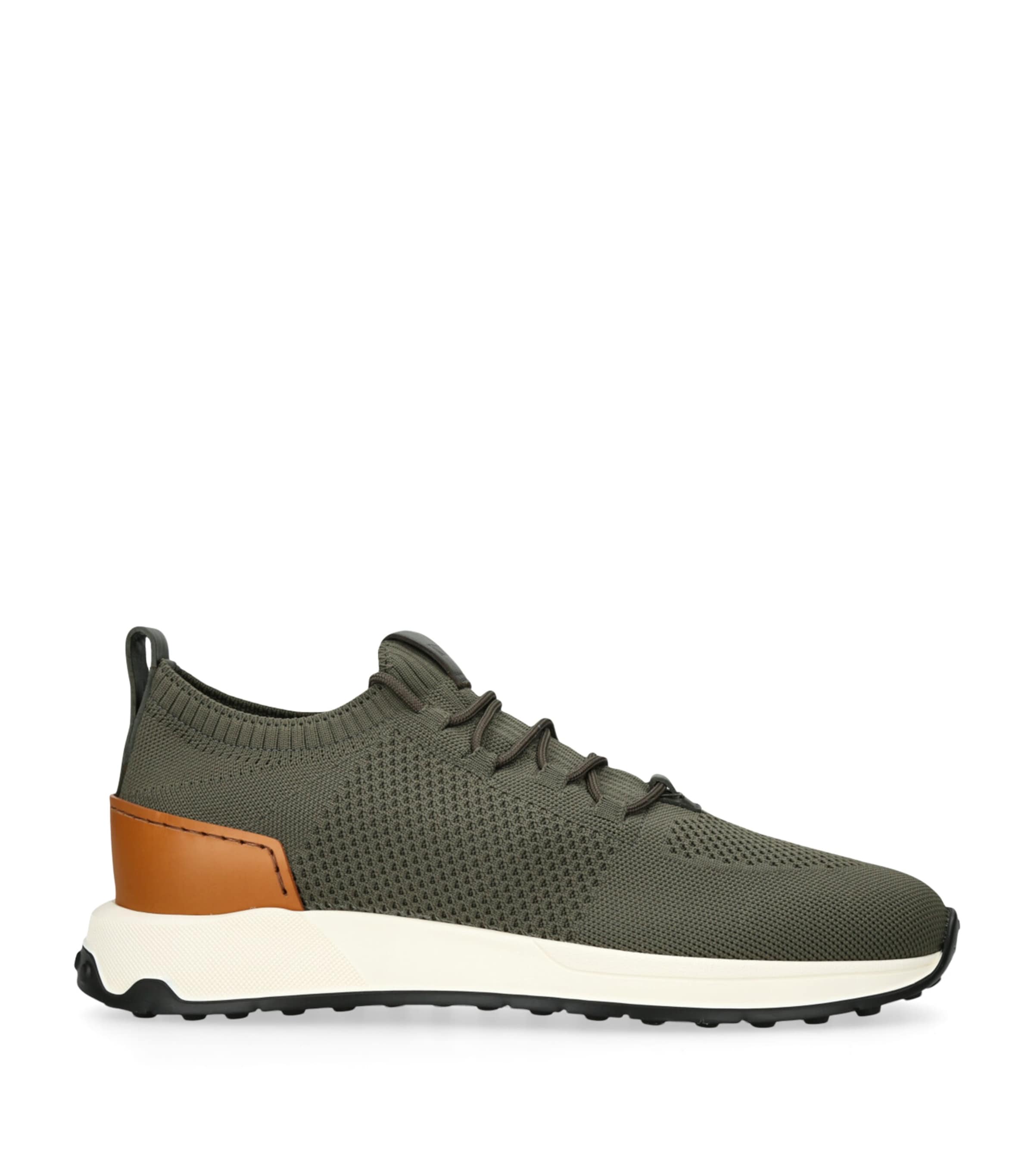 Tod's Running Mid Volume 63k Mesh Sneakers In Green
