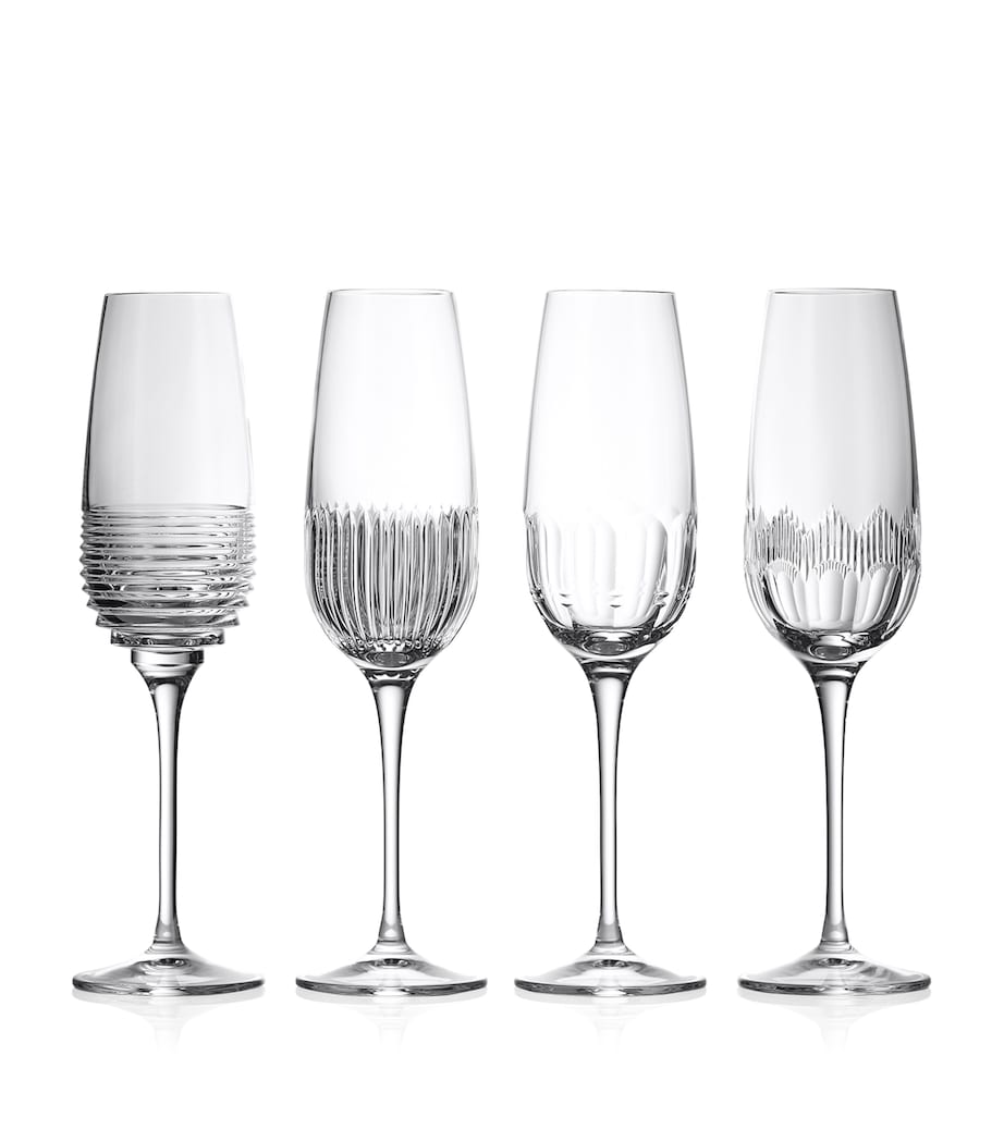 Set of 4 Mixology Circon Champagne Glasses (335ml) CLEAR Image 1