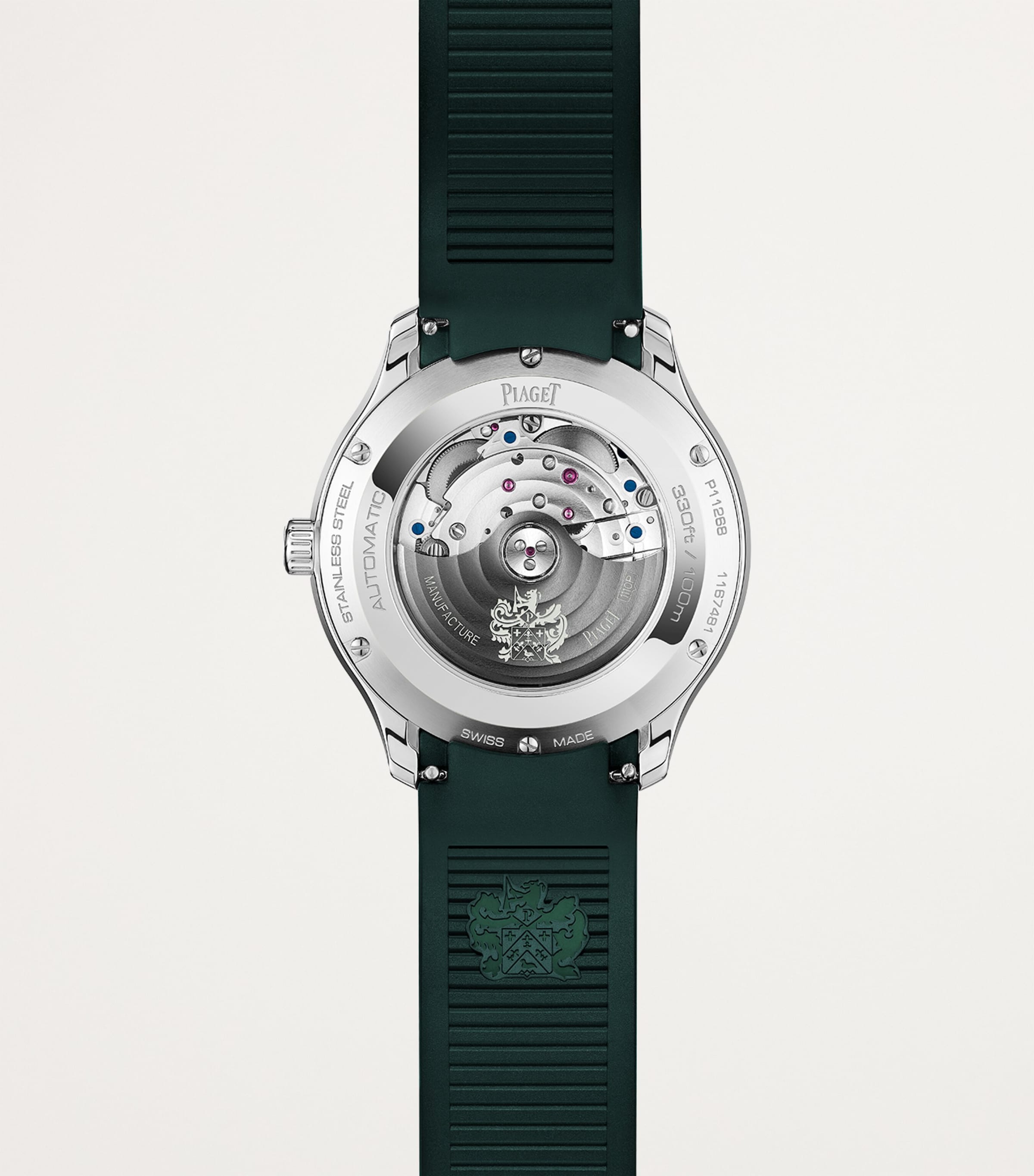 Stainless Steel Polo Field Watch 42mm GREEN Image 3