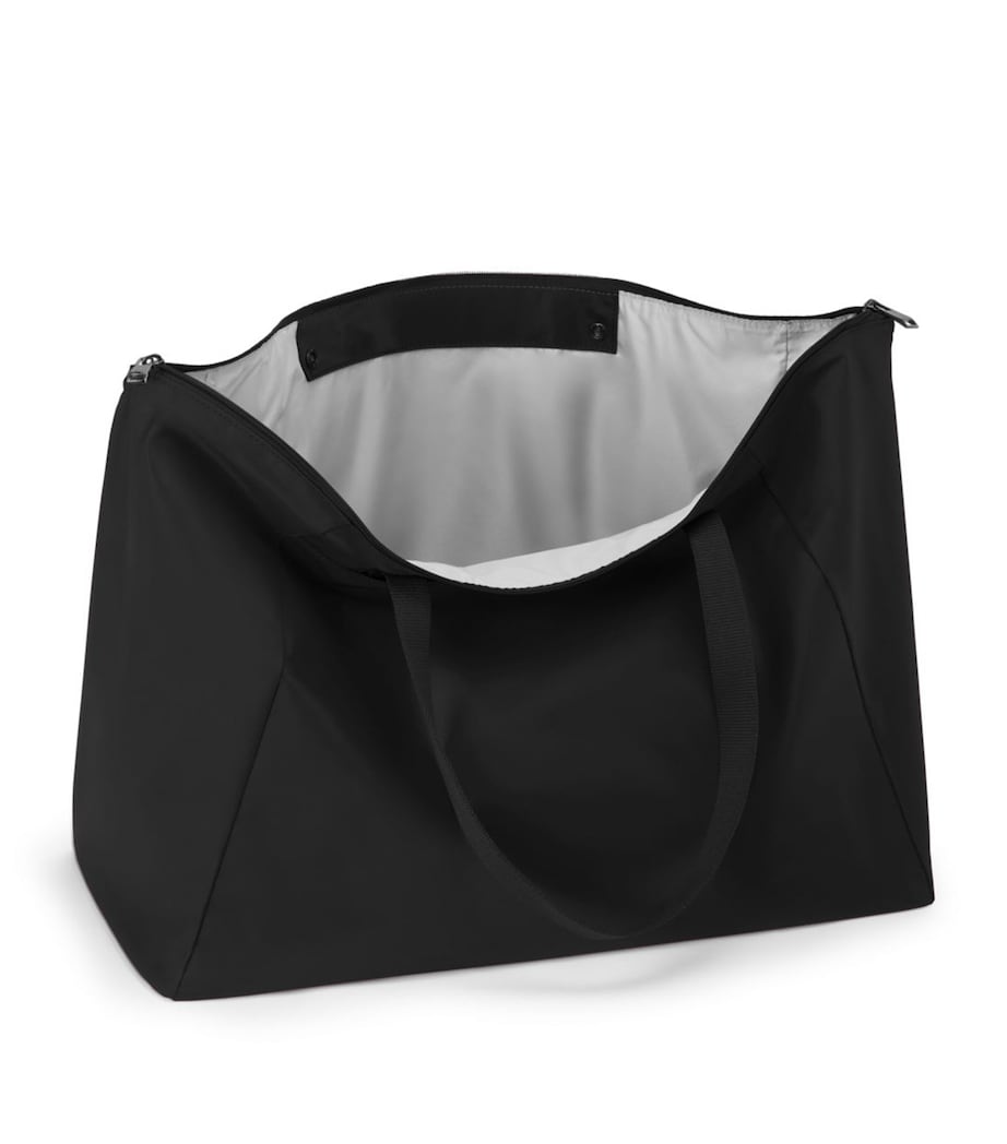 Nylon Voyageur Just in Case Foldable Bag BLACK GUNMETAL T522 Image 3