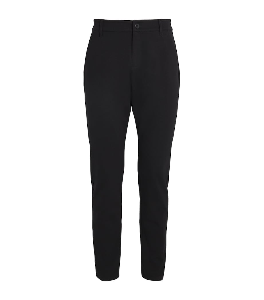 Slim-Fit Stretch Trousers BLACK Image 1