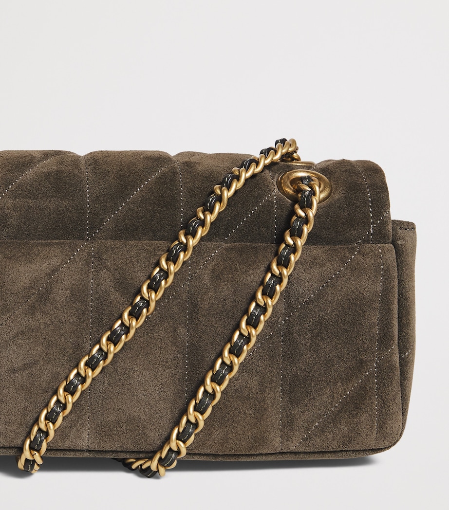 Suede Brooklyn 39 Shoulder Bag B4/OLIVE Image 6