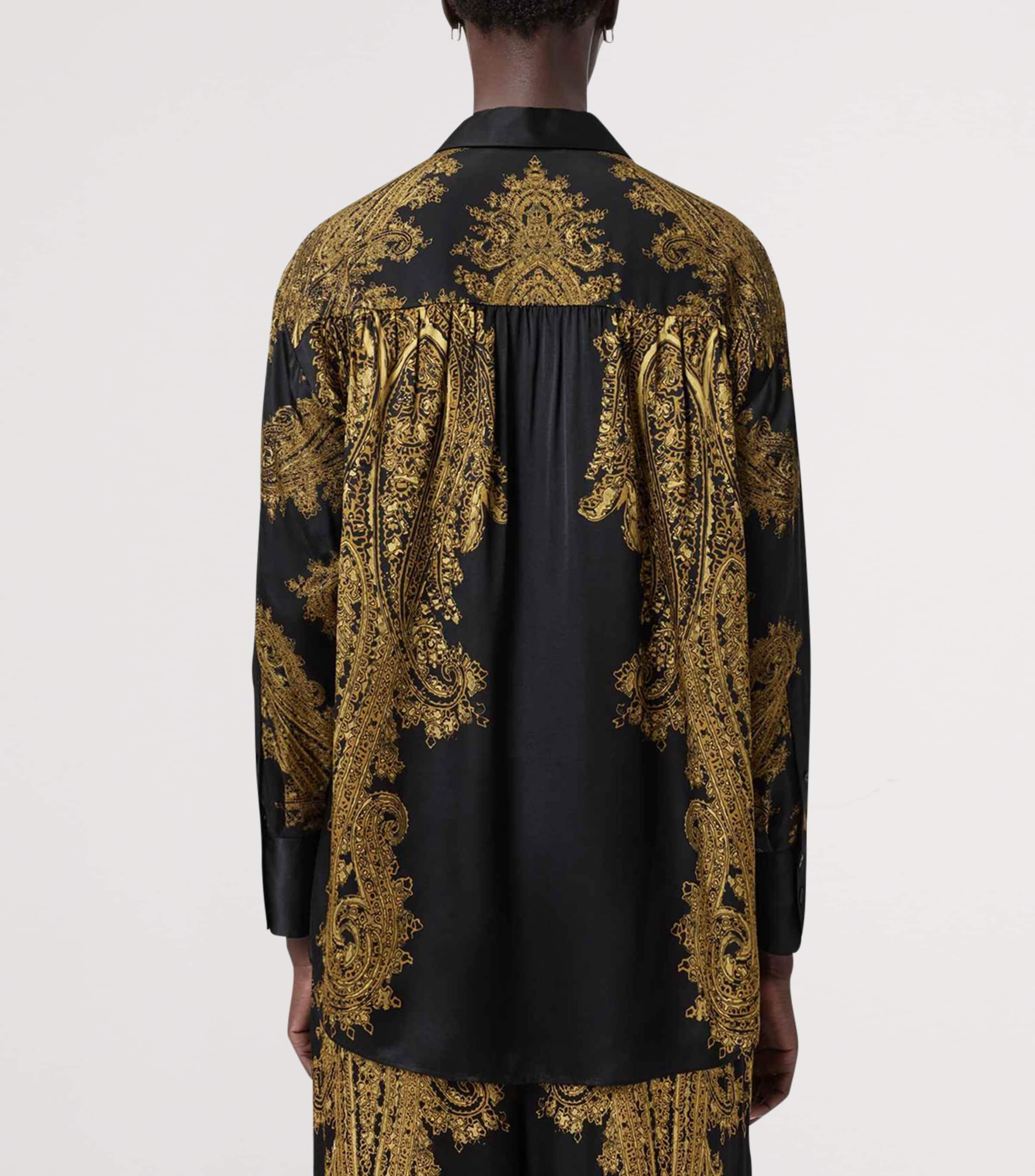 Printed Bernie Shirt ELLA BLACK Image 6