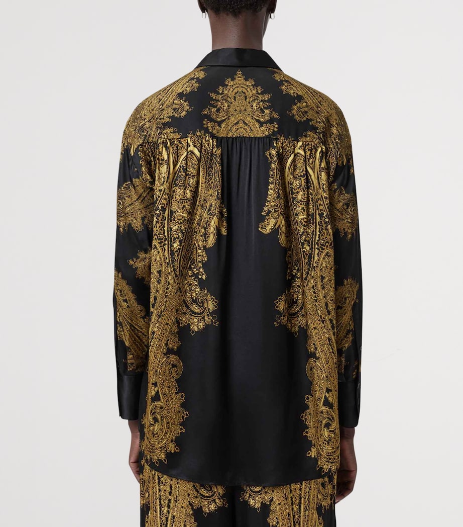 Printed Bernie Shirt ELLA BLACK Image 6