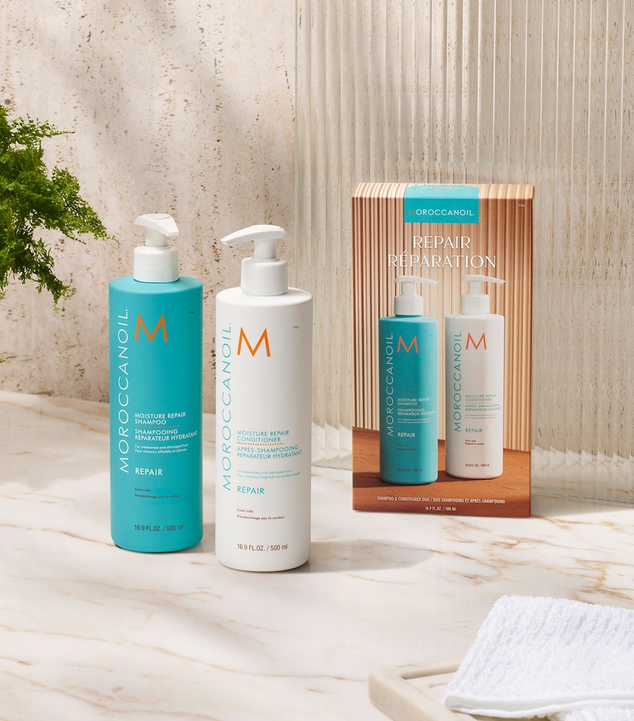 Moisture Repair Shampoo & Conditioner Gift Set (2 x 500ml) NO COLOUR Image 2