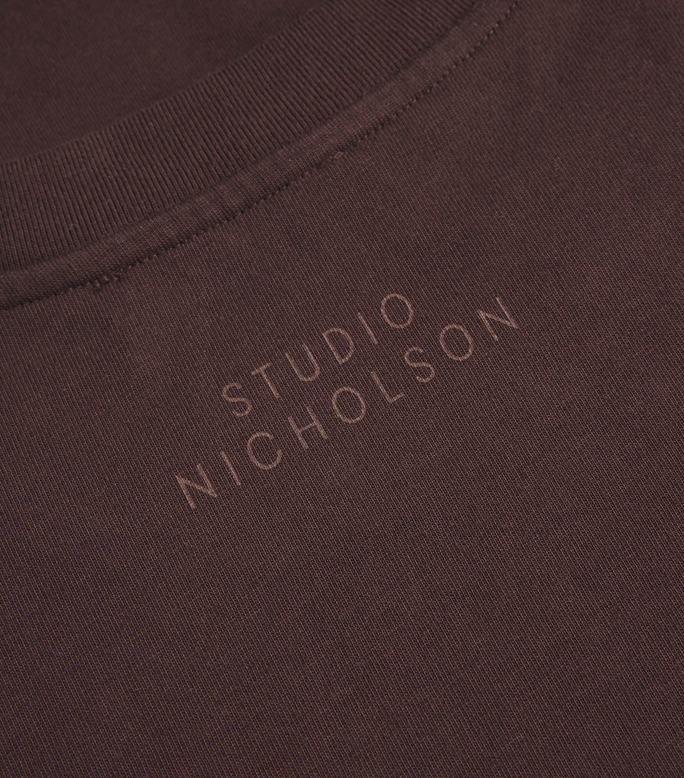 Oversized Cotton Lay T-Shirt CHOCOLATE Image 5