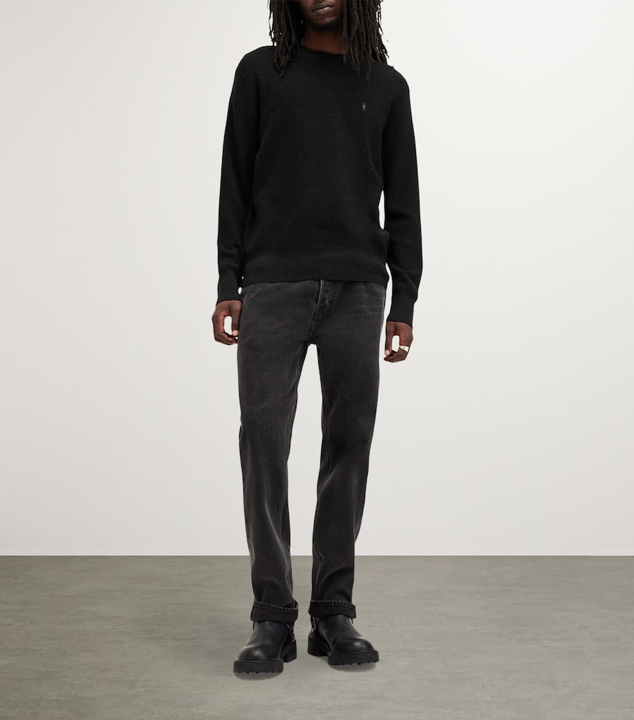 Organic Cotton-Wool Aspen Sweater CINDER BLACK MARL Image 2