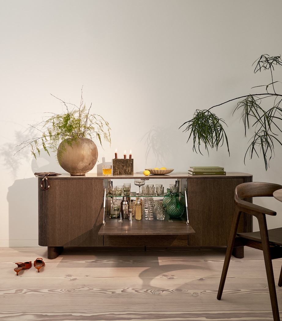 BoConcept Ceramic and Oak Santiago Sideboard Brown / Dark Oak Image 5