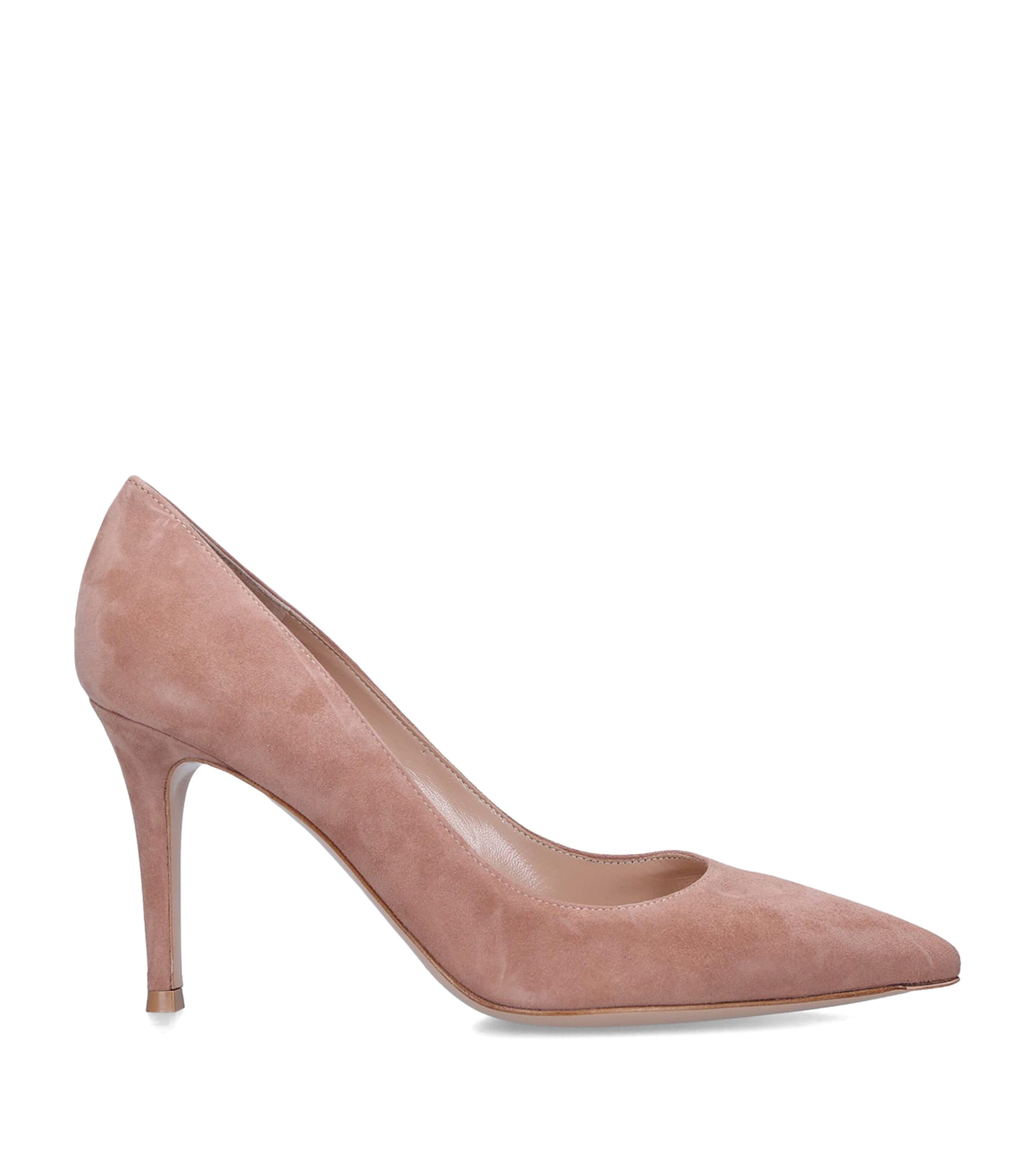 Gianvito Rossi Nude Suede Gianvito Pumps 85 Harrods VE