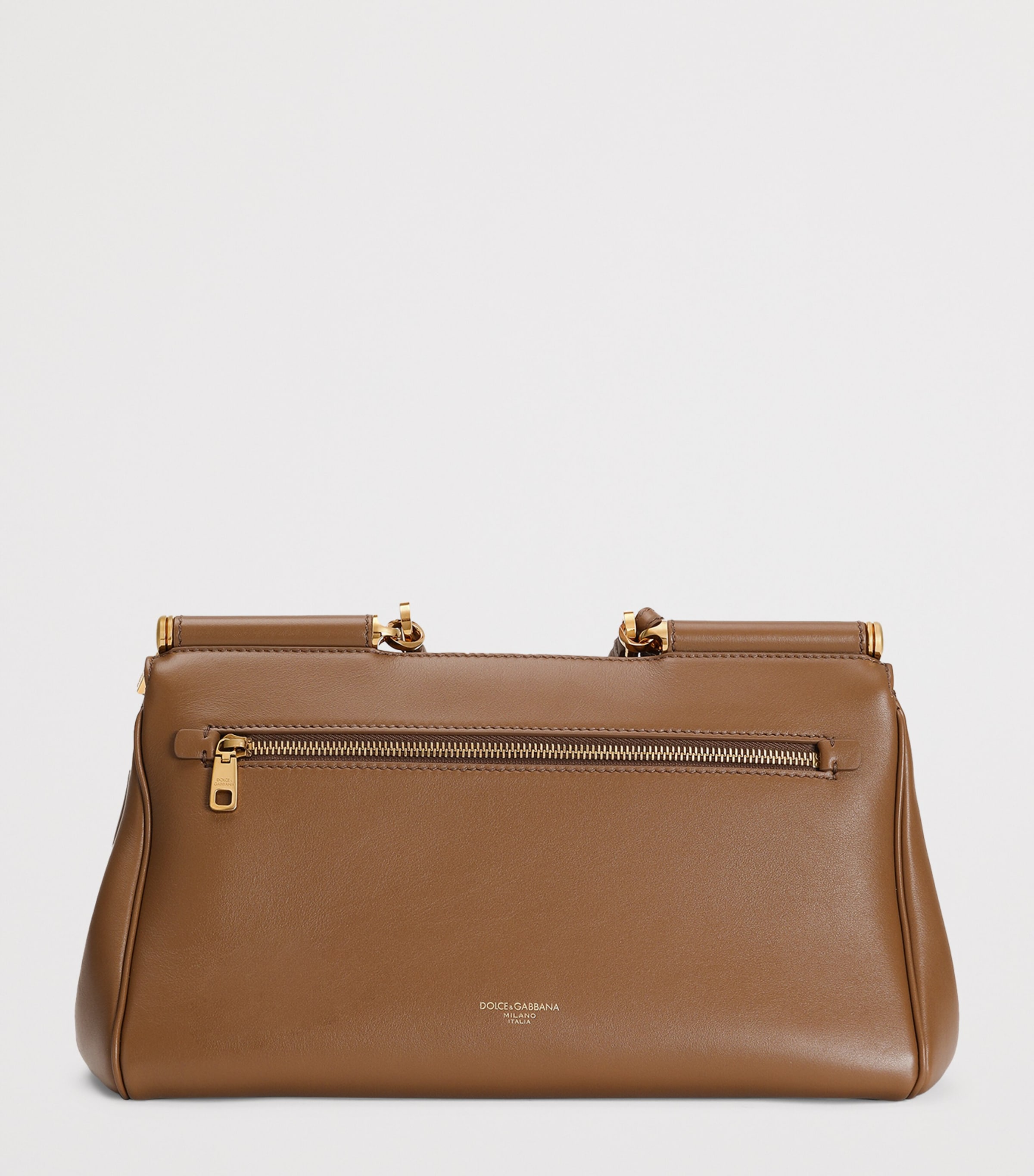 Leather My Sicily Bag 8Z093-CARAMELLO Image 2