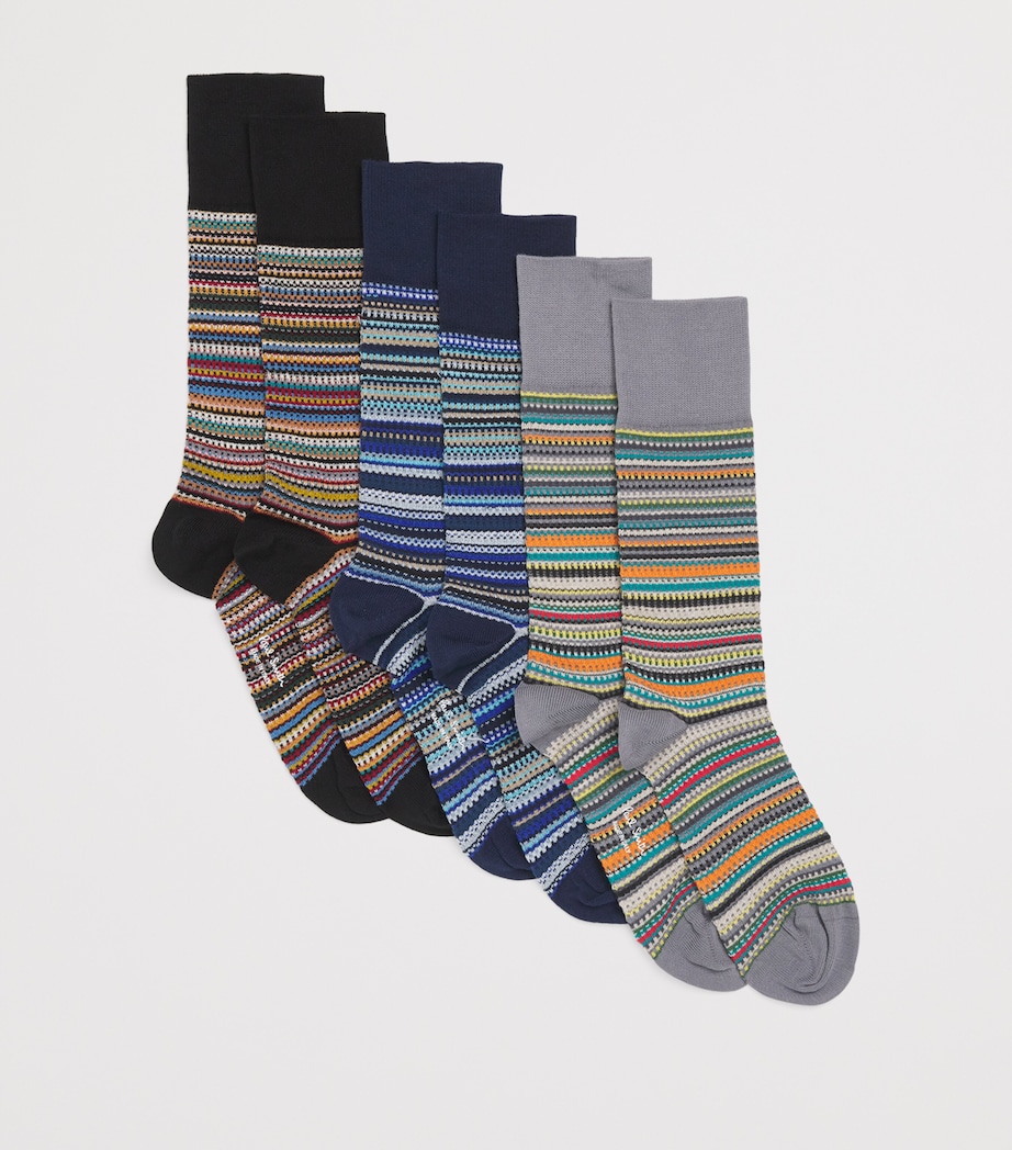 Cotton-Blend Socks (Pack of 3) MULTICOLOUR Image 1