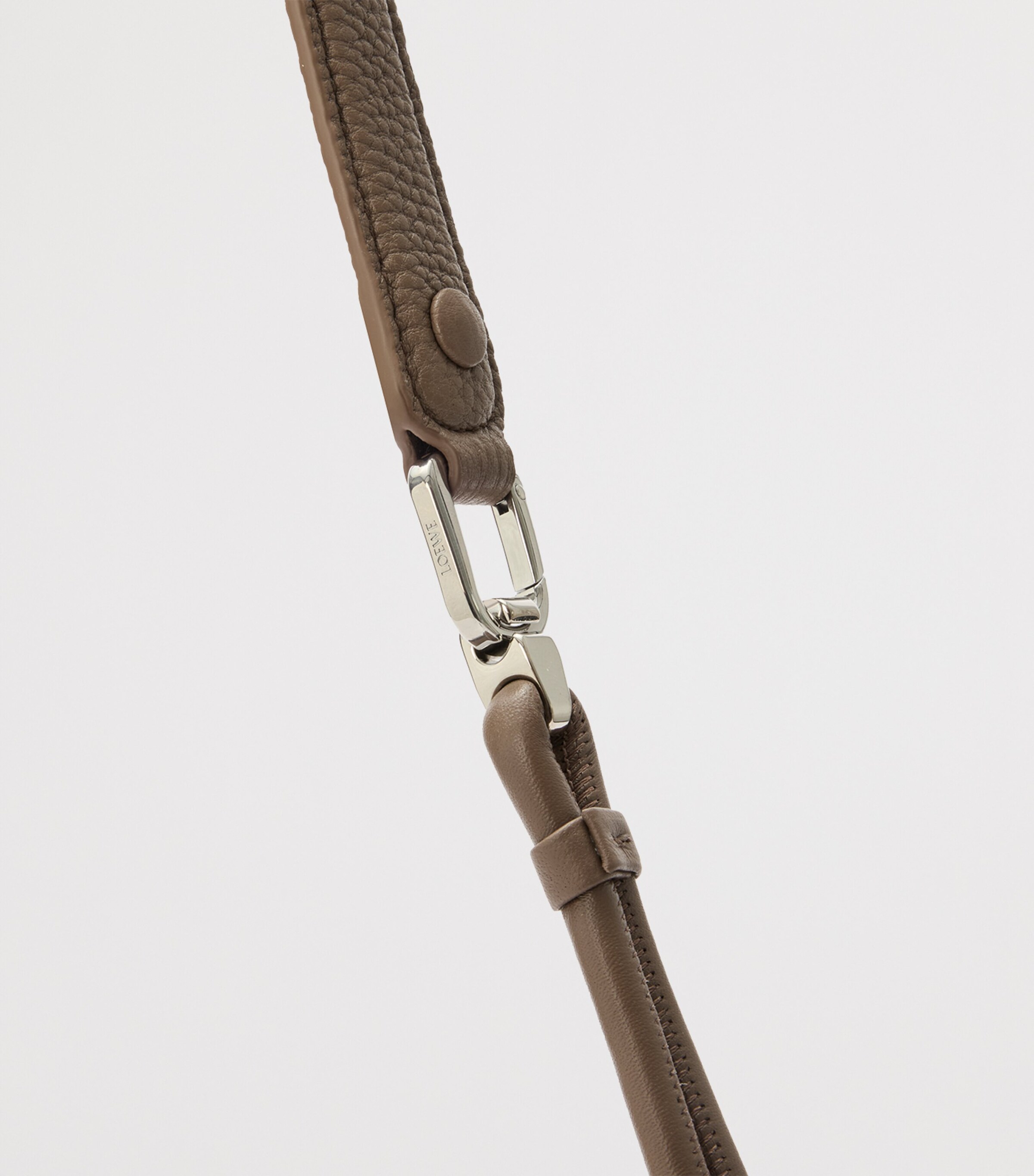 LOEWE Medium Grained Leather Madrid Shoulder Bag Taupe Image 11
