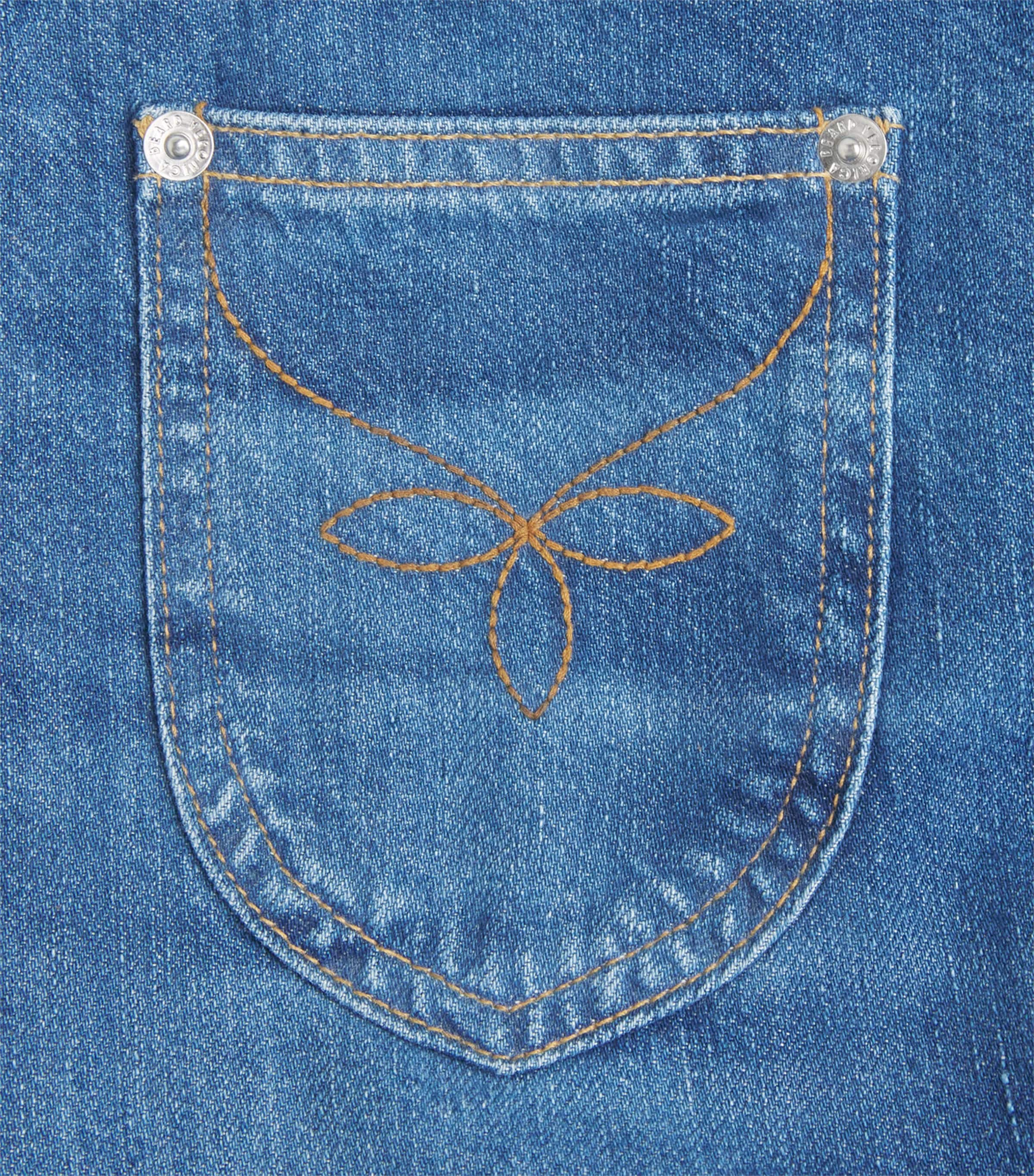 Veronica Beard Womens Western Grant Wide-Leg Jeans Wn_dr Wanderer Image 6