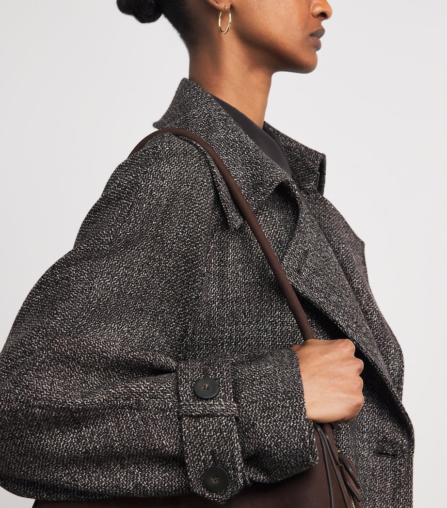 Virgin Wool Laurin Coat COCOA Image 6