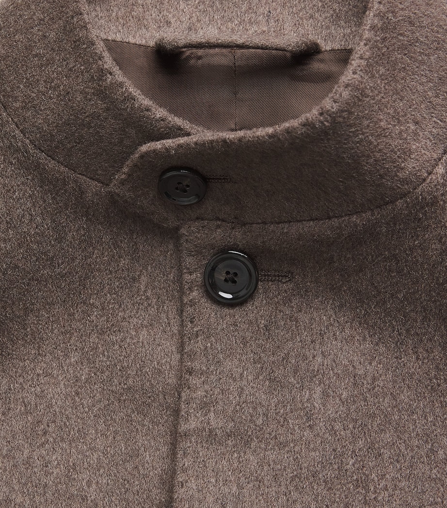 Lardini Mens Cashmere Jacket Taupe Image 6