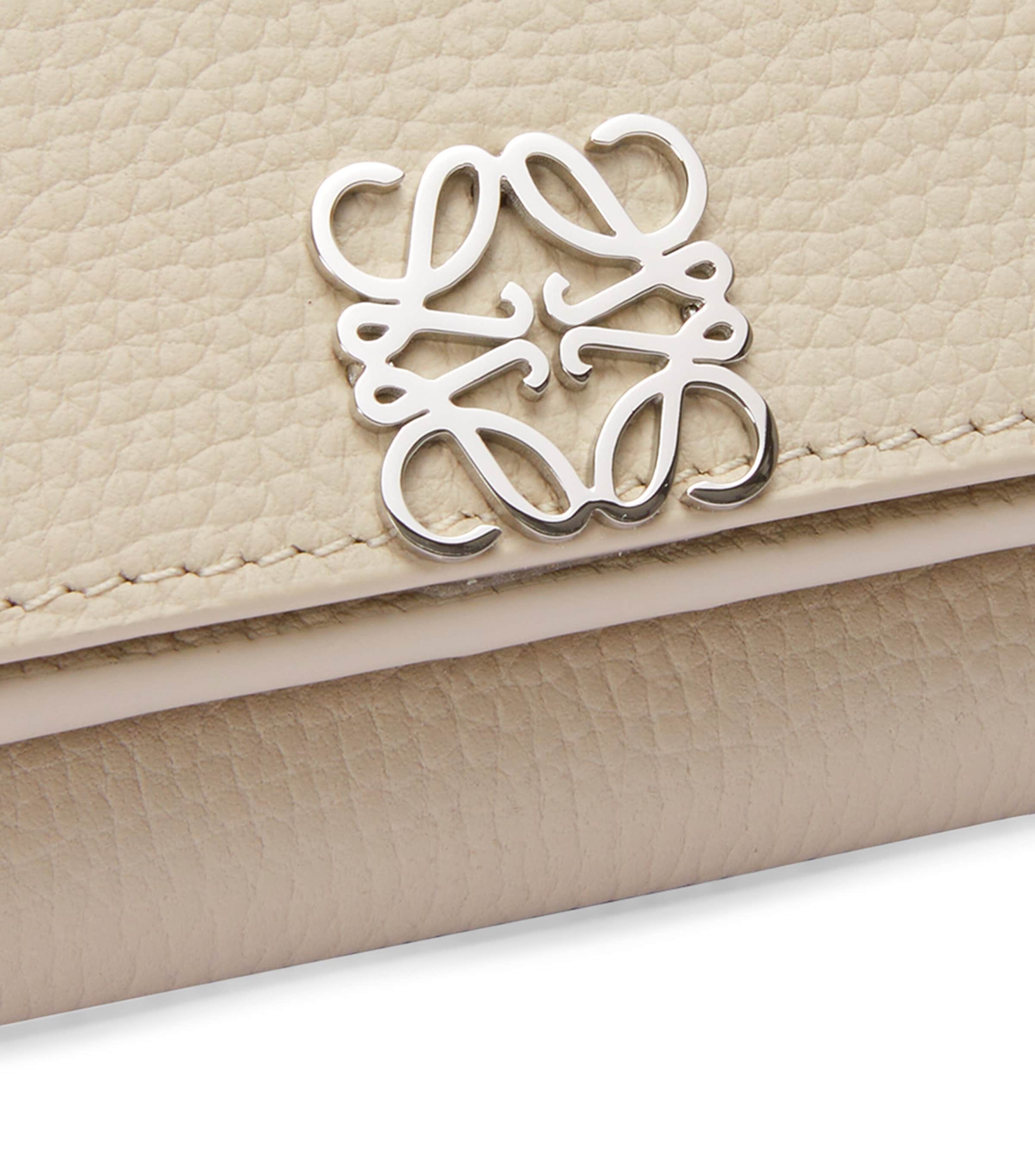 LOEWE Leather Anagram Trifold Wallet | Harrods CA