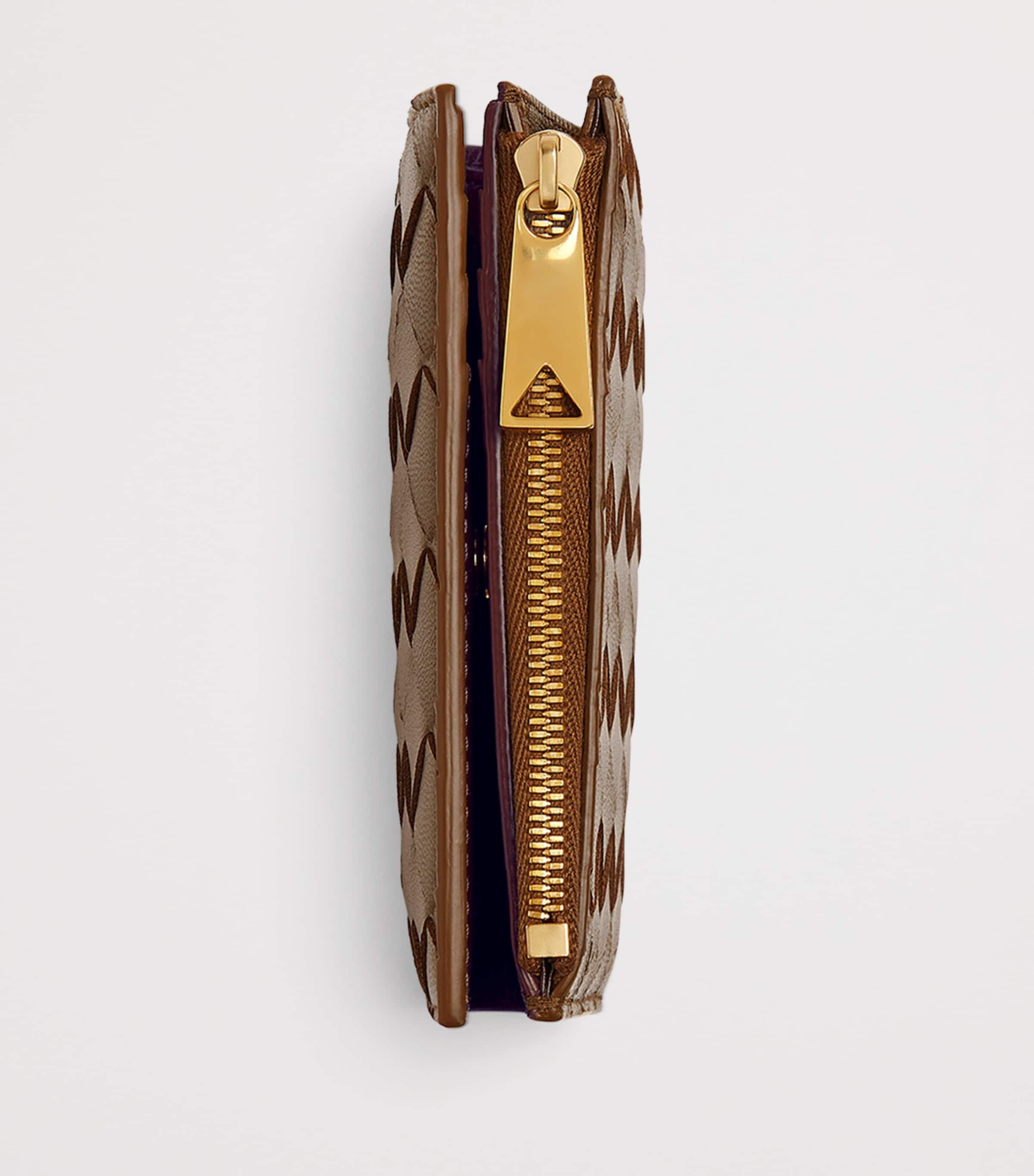 Small Leather Intrecciato Bifold Wallet 2827 Image 2