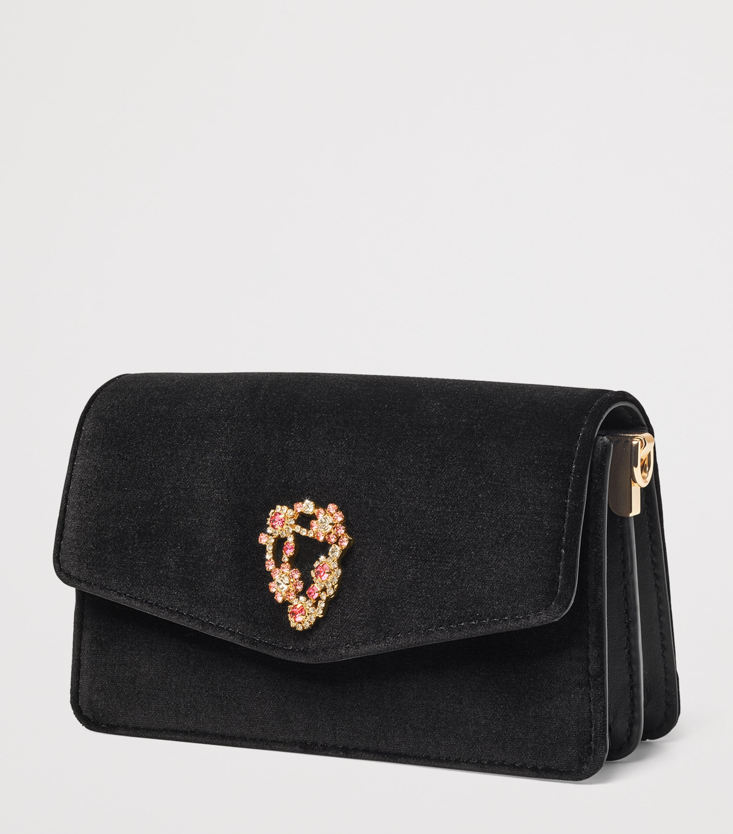 Velvet Eliza Clutch Bag BLACK Image 5