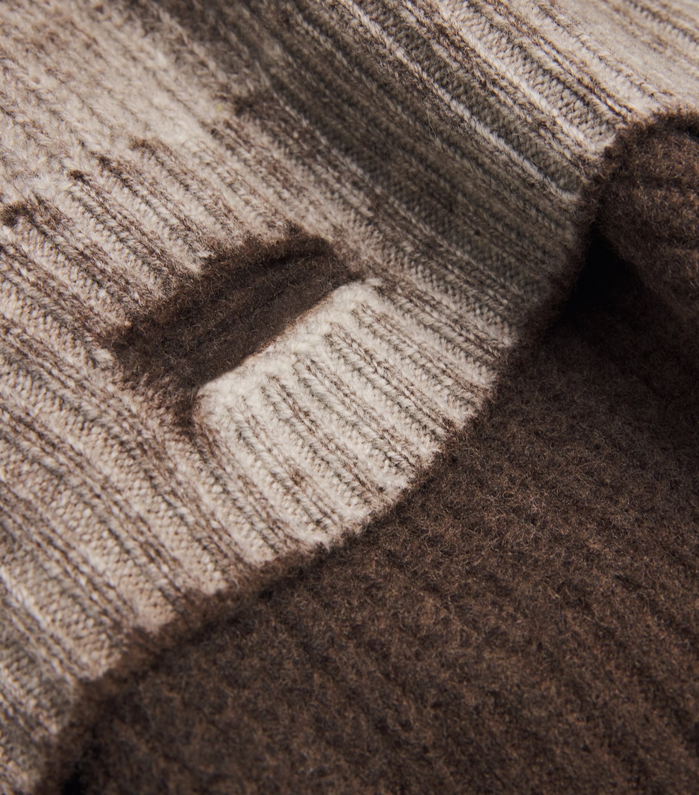 Wool Distressed Sweater NERO Image 5