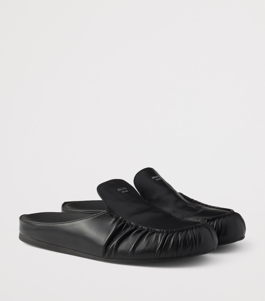 Prada Leather Mules Image 2