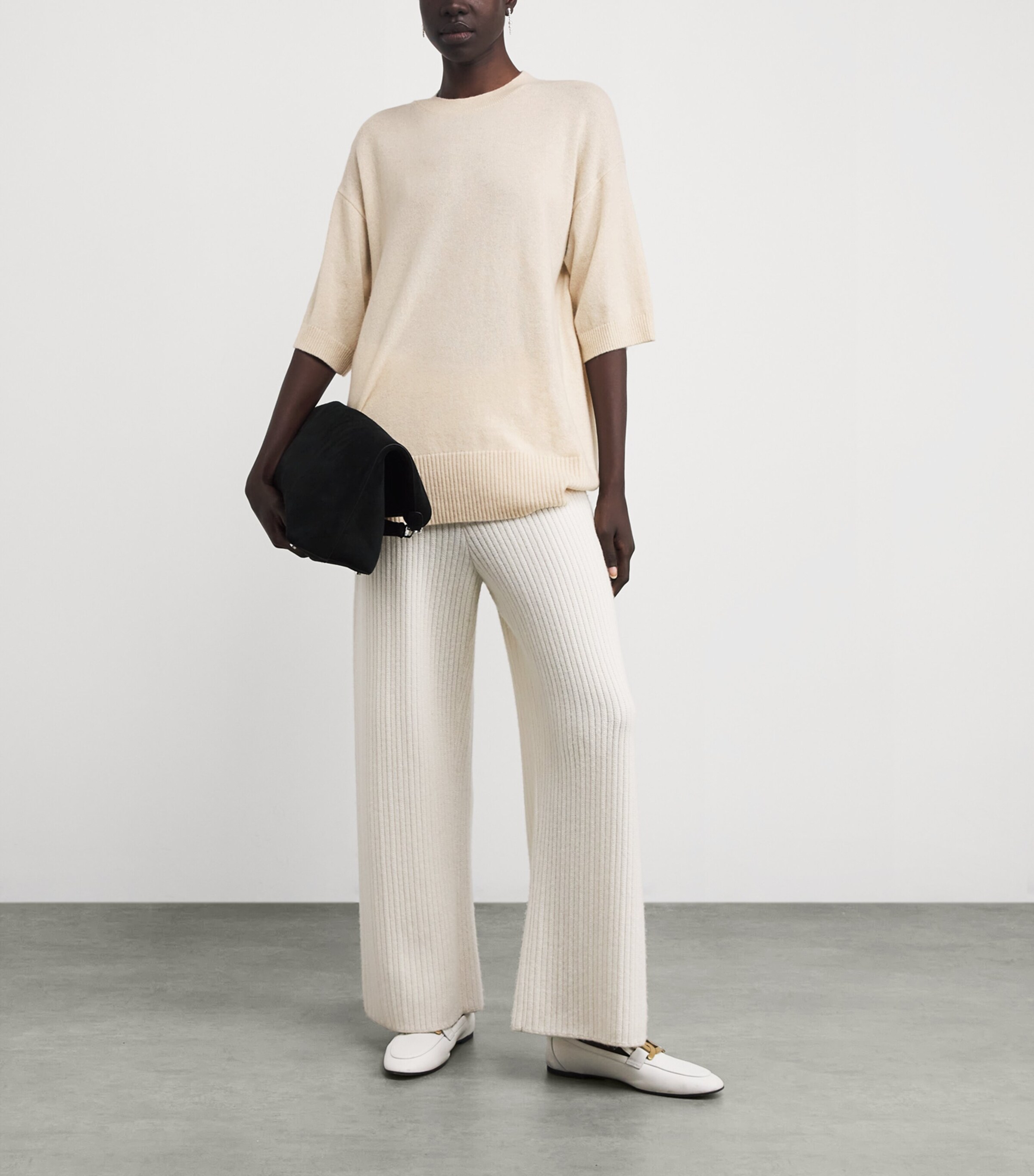 Cashmere Mock-Neck Sweater OATMEAL MELANGE Image 2