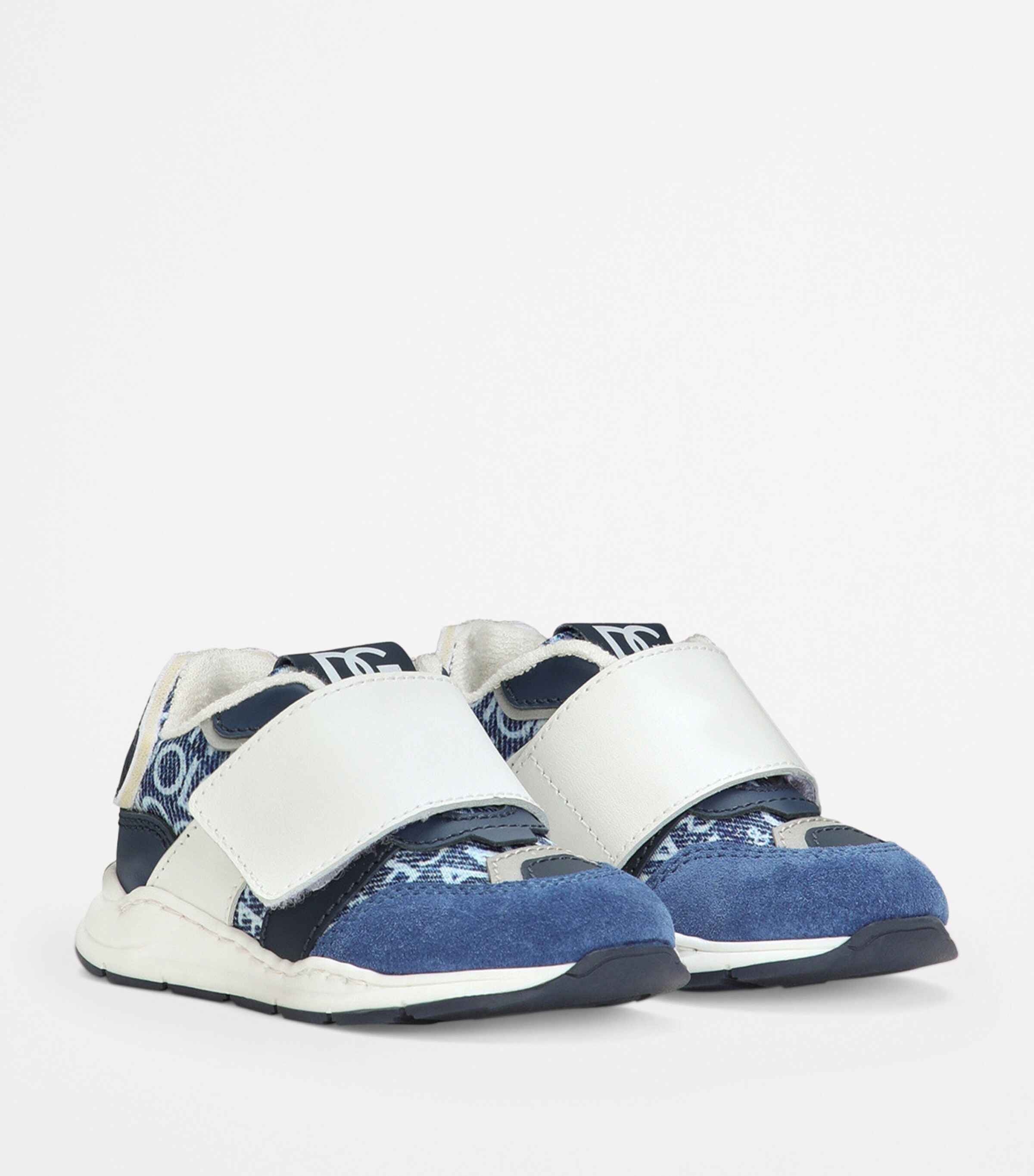 Logo Velcro Sneakers HBXCC-DG AZZURRO F.D Image 4