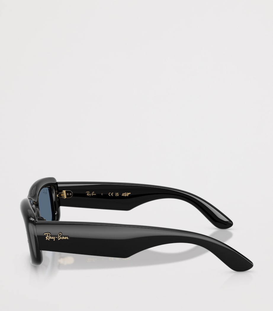 Ray-Ban Kiliane Puffer Rectangle Sunglasses Black Image 3