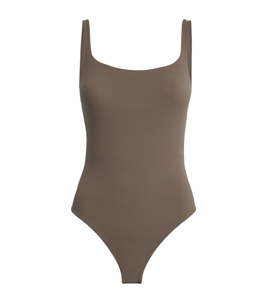 Fits Everybody Square-Neck Bodysuit TRUFFLE Image 1