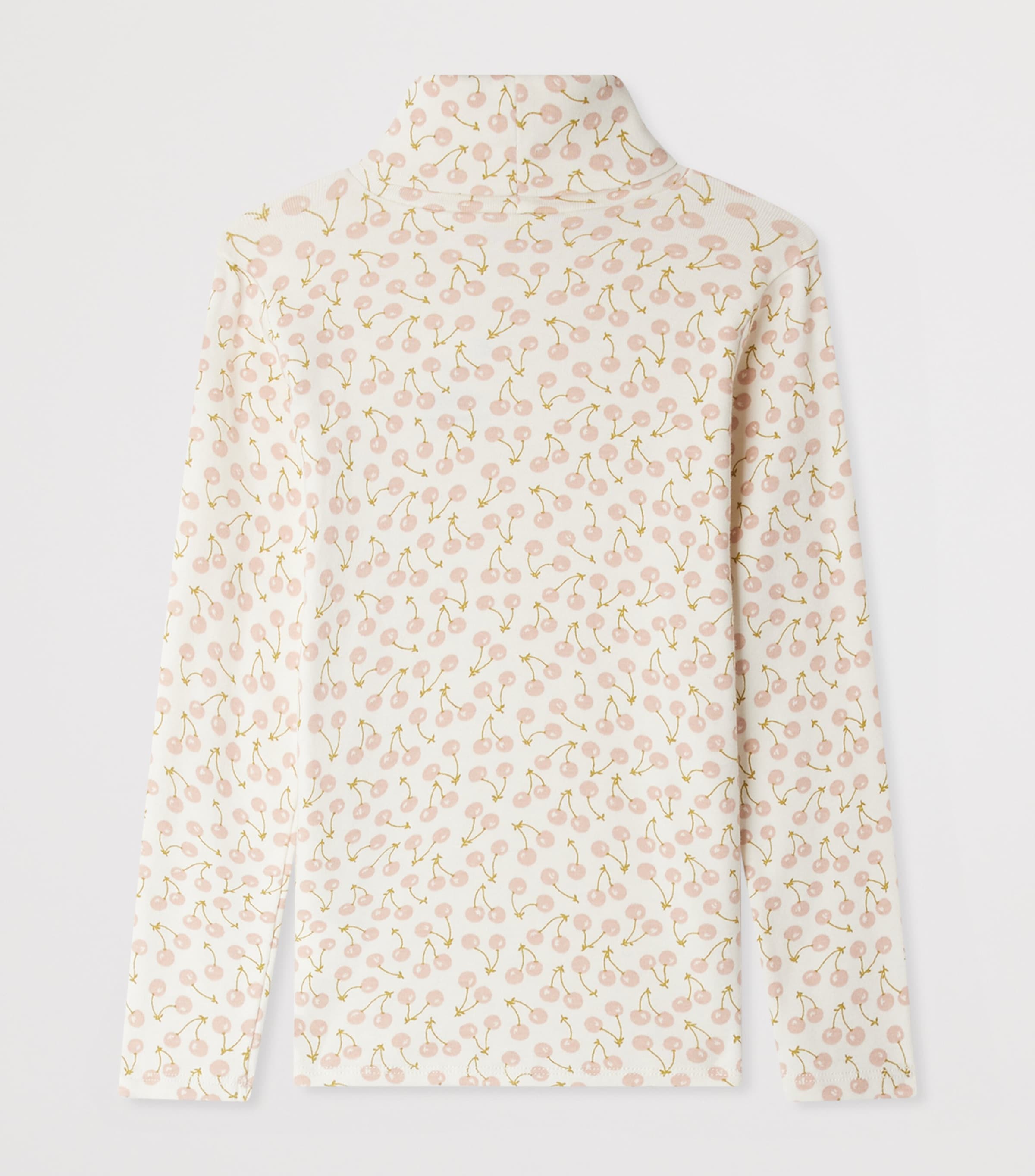 Organic Cotton Cherry Rollneck Sweater (4-8 Years) IMP ROSE FARD Image 2