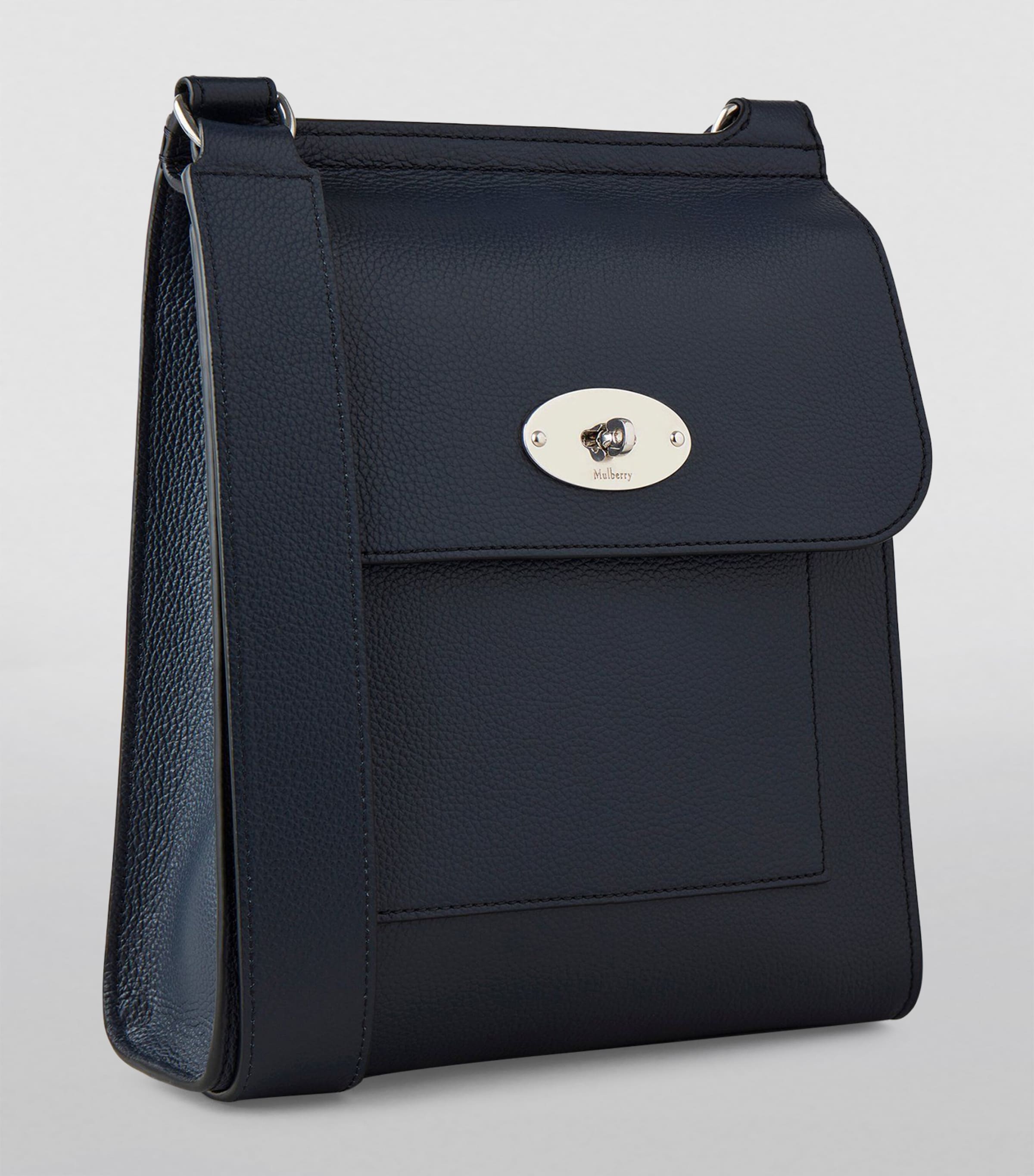 Mulberry Leather Antony Messenger Bag Night Sky Image 3