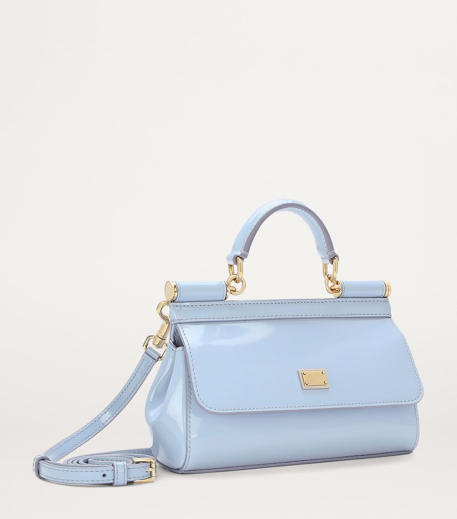 Small Calfskin Sicily Top-Handle Bag 80789-ZUCCHERO Image 5