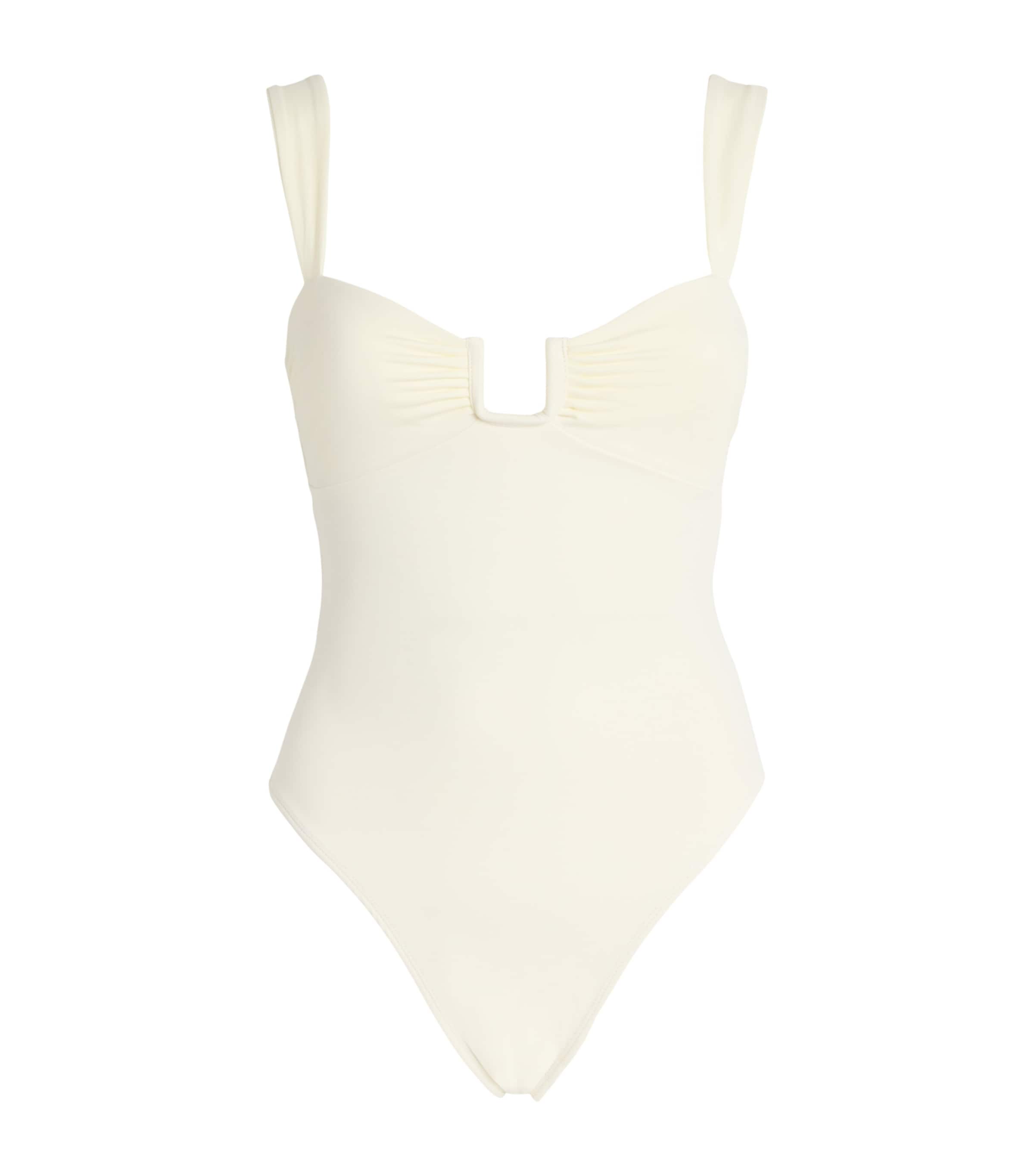 AWAY THAT DAY Womens Cannes Swimsuit Ivory Image 1