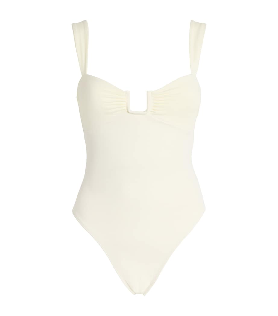 AWAY THAT DAY Womens Cannes Swimsuit Ivory Image 1