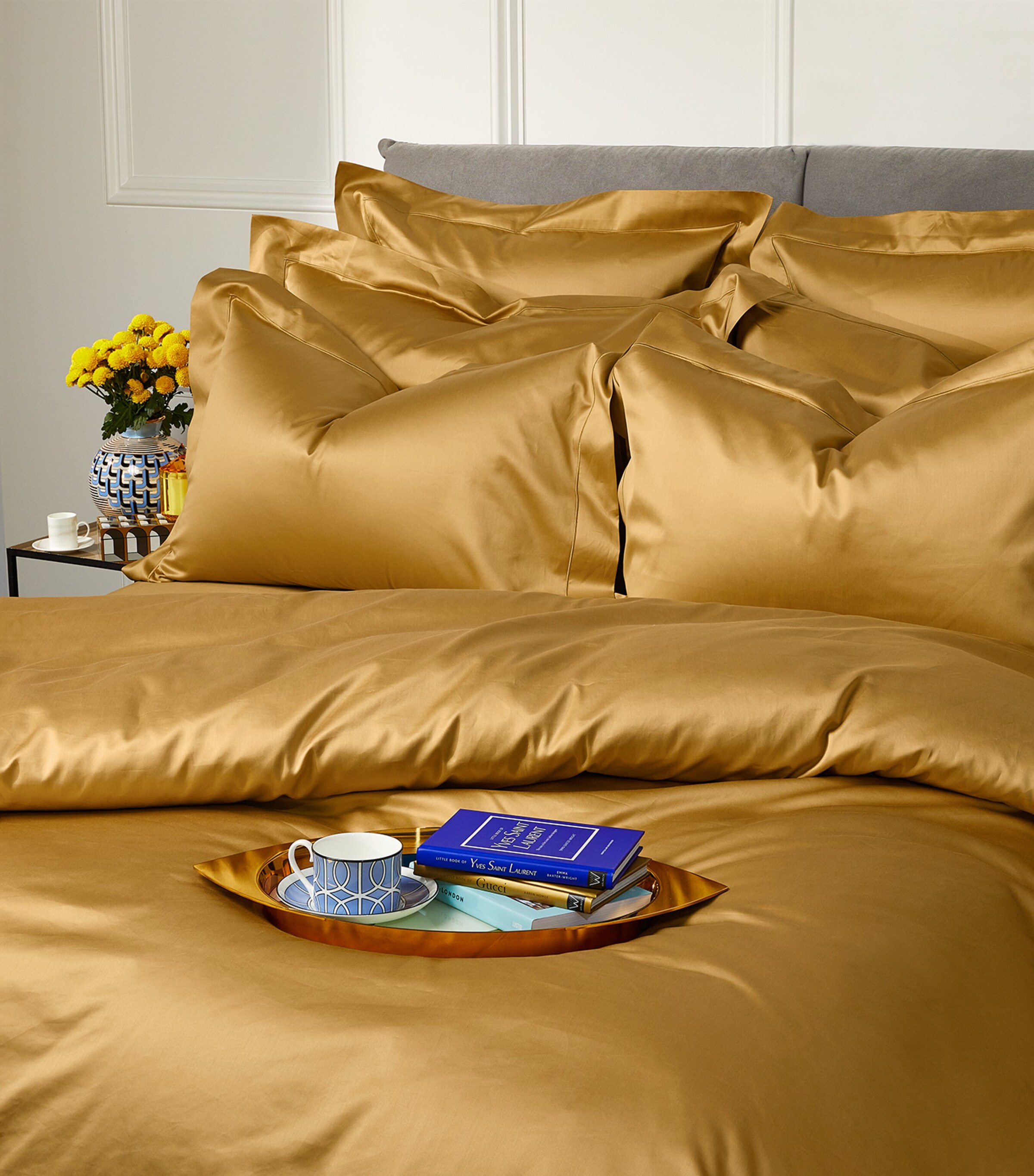 Celso De Lemos Bourdon Oxford Pillowcase (50cm x 75cm) Miel Image 3