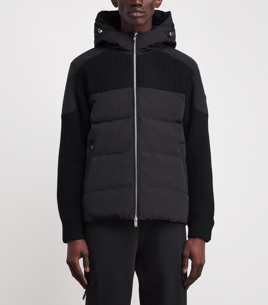 Down Hybrid Puffer Jacket BLACK - 292 Image 3