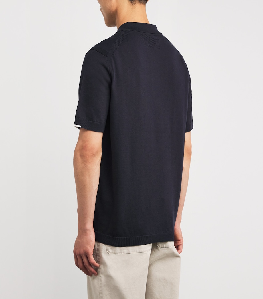 Cotton Short-Sleeve Ever-X Polo Shirt 402DARK BLUE Image 4