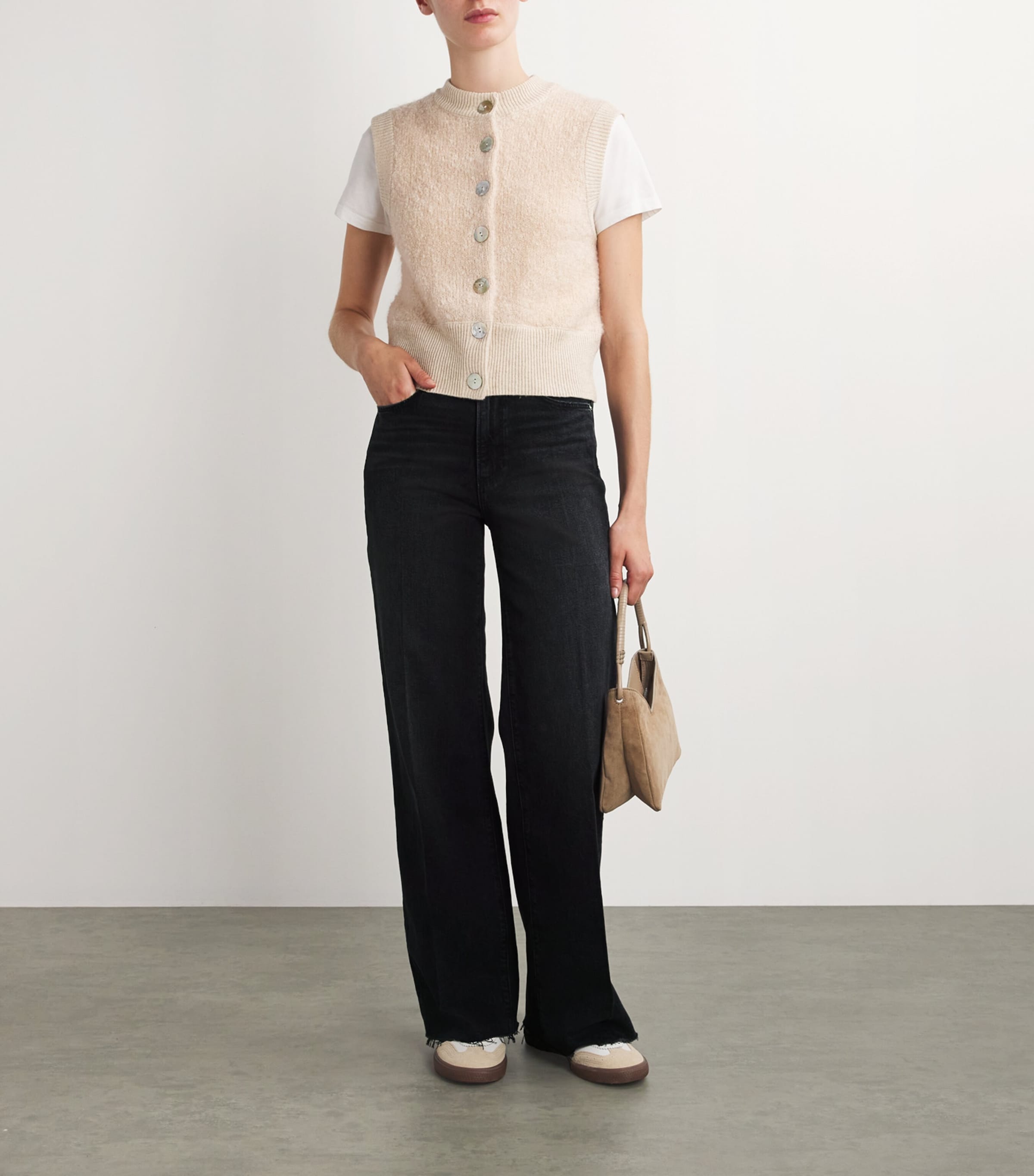 Anessa Wide-Leg Jeans VIPER BLACK DISTRESS Image 2