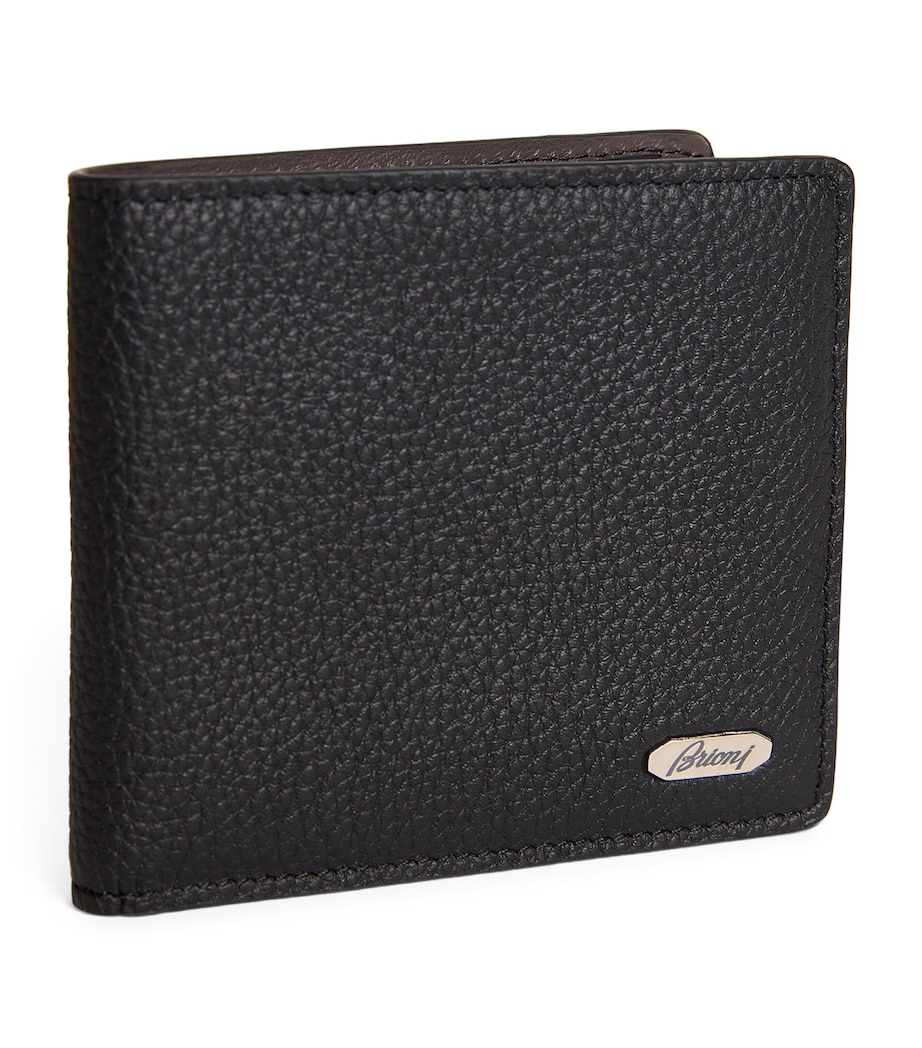 Leather Logo Plaque Wallet 1028 Image 1