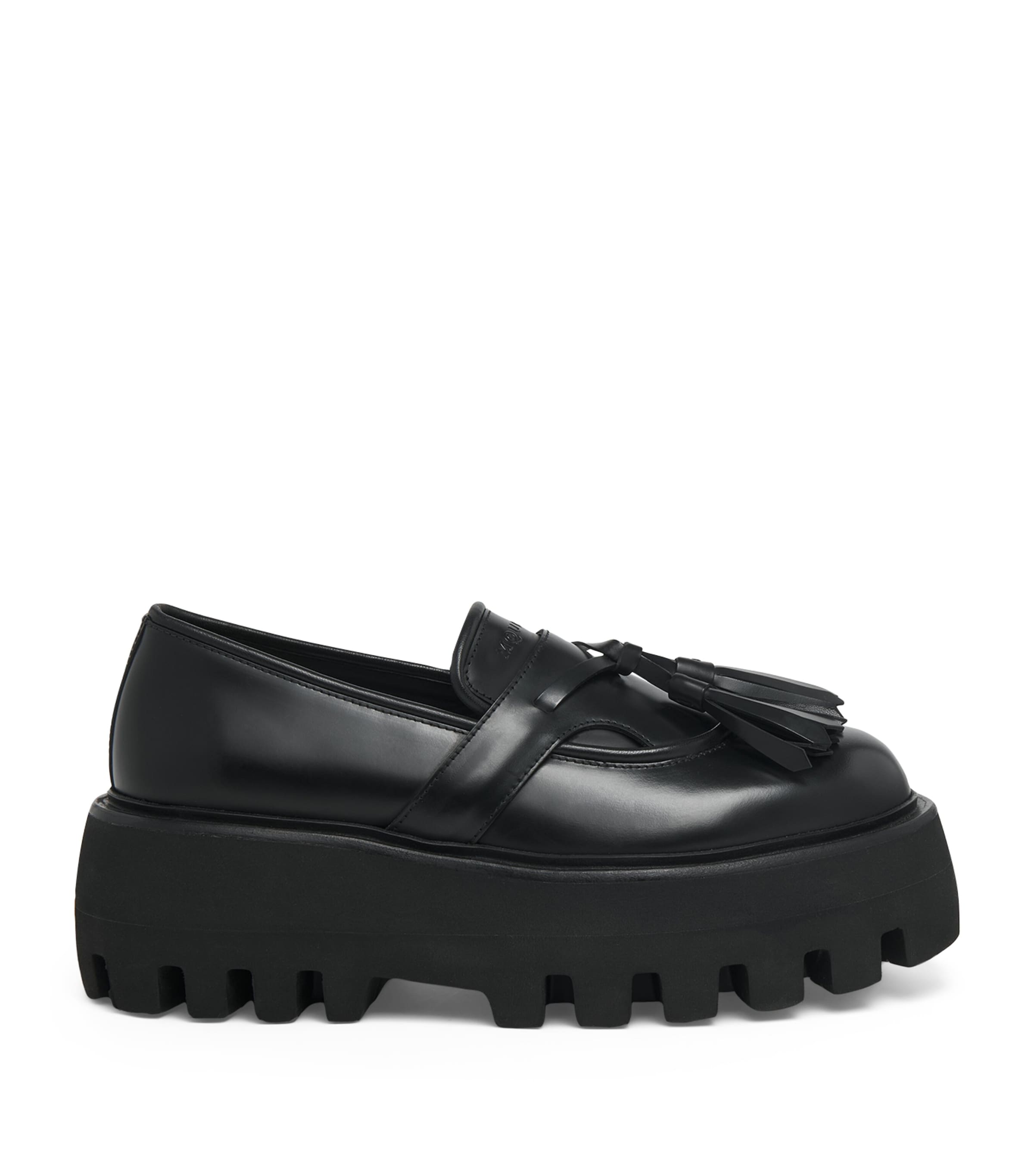 Alexander Mcqueen Leather Sofa Loafers In Multi