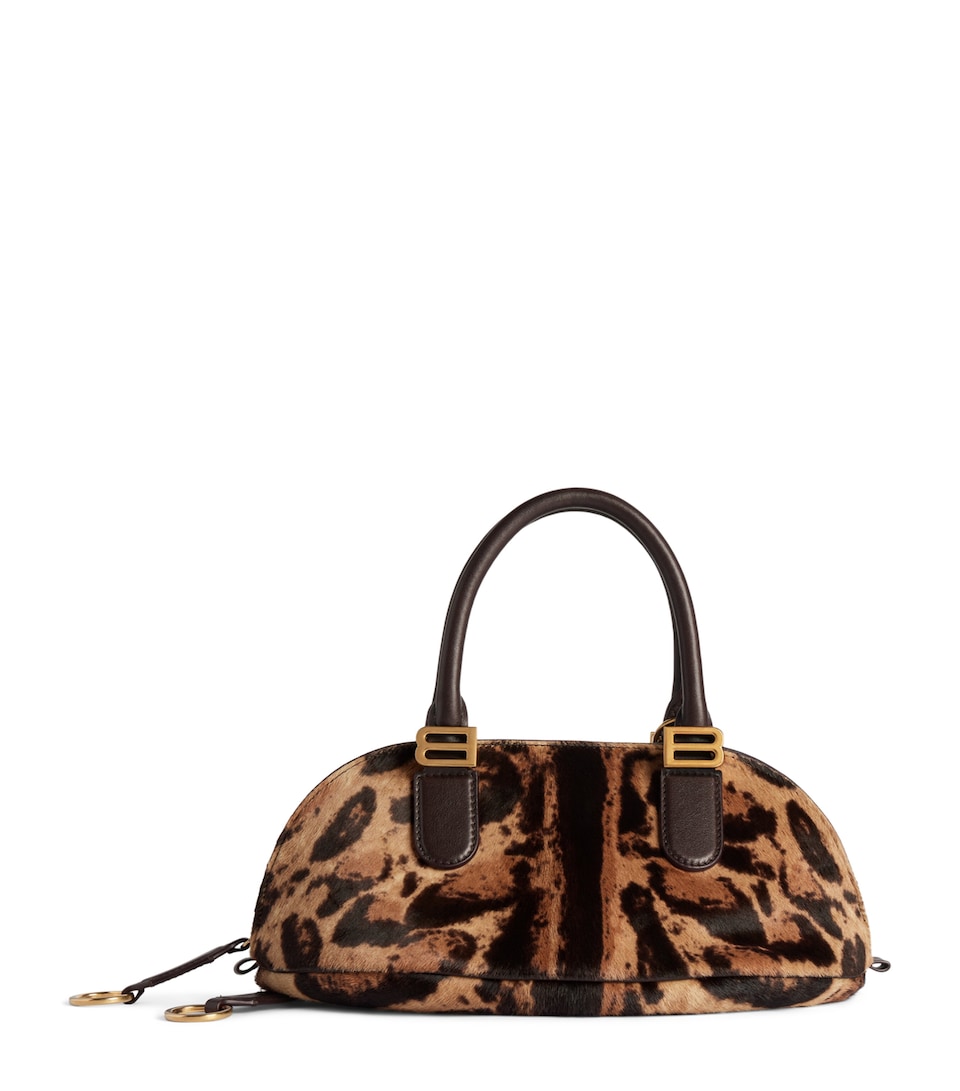Balenciaga Mini Leather Bolero Bowling Bag